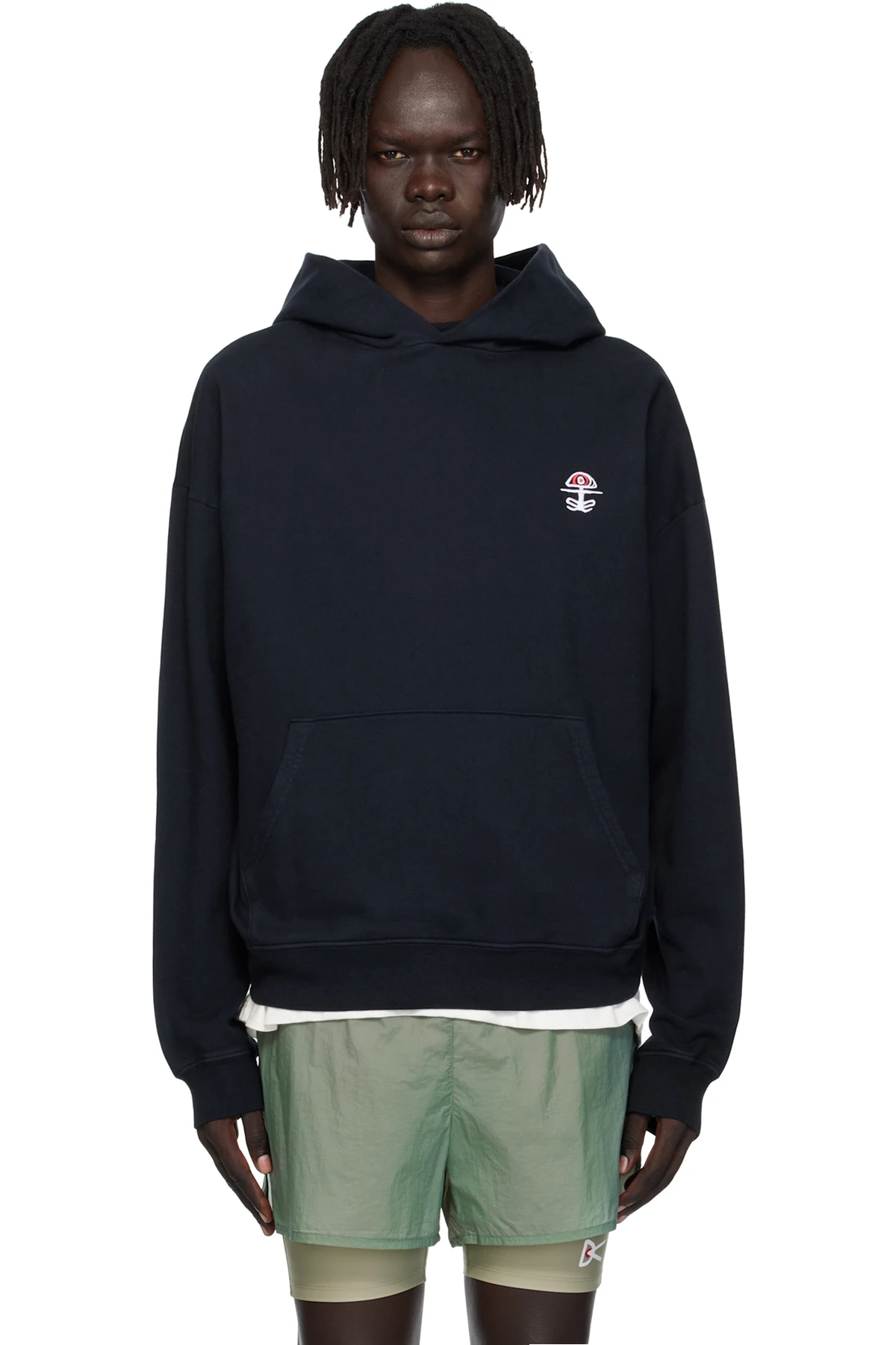 Navy California Cotton Hoodie