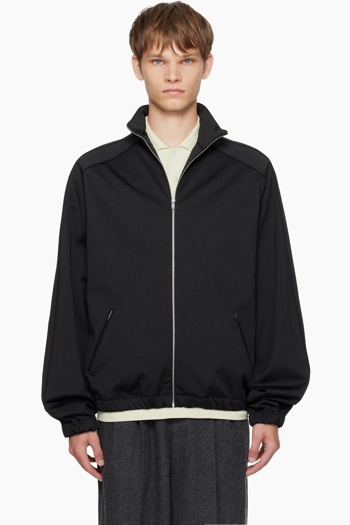 Black Zip Up Sweatshirt