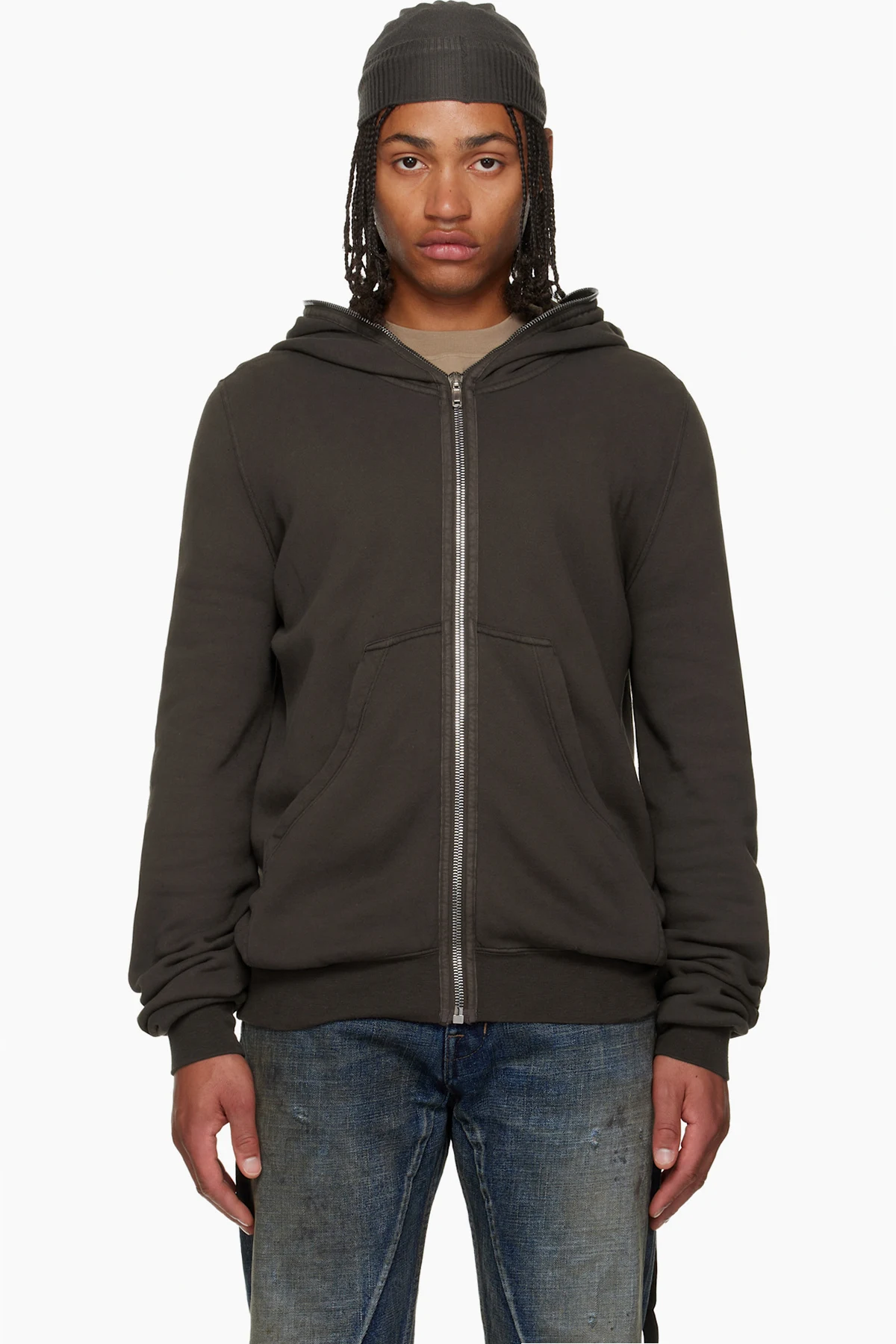 Gray Concordians Micro Mountain Hoodie