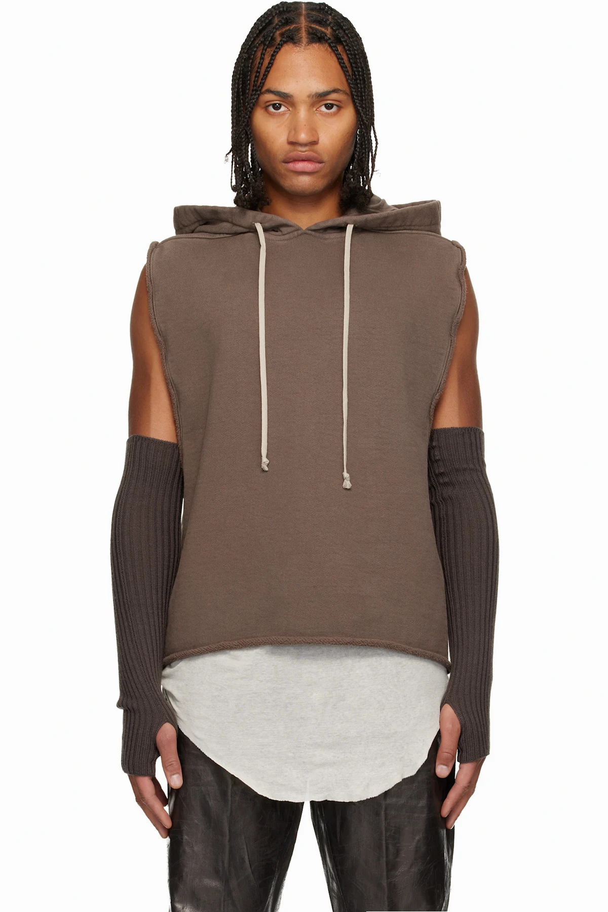 Gray Concordians Tunic Hoodie