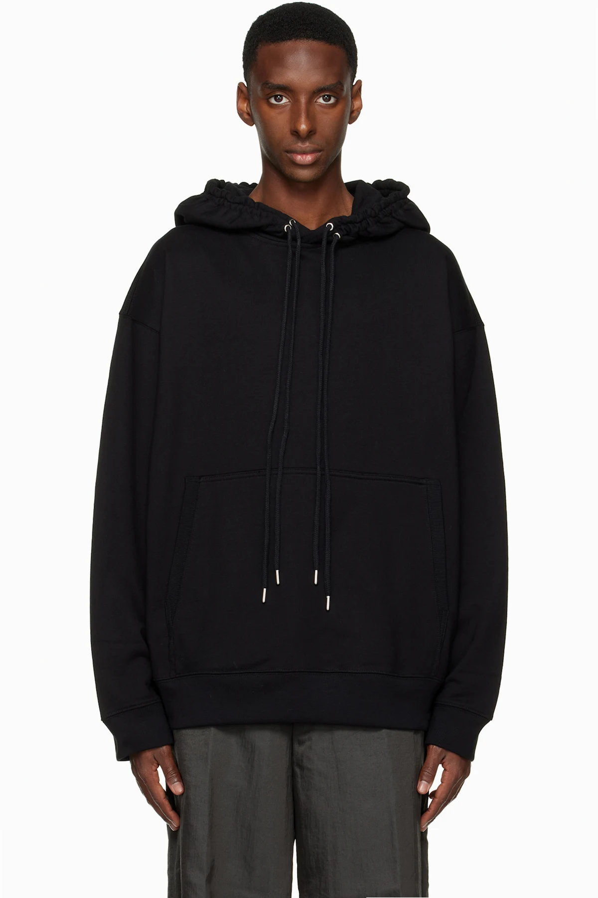 Black Loose Fit Hoodie