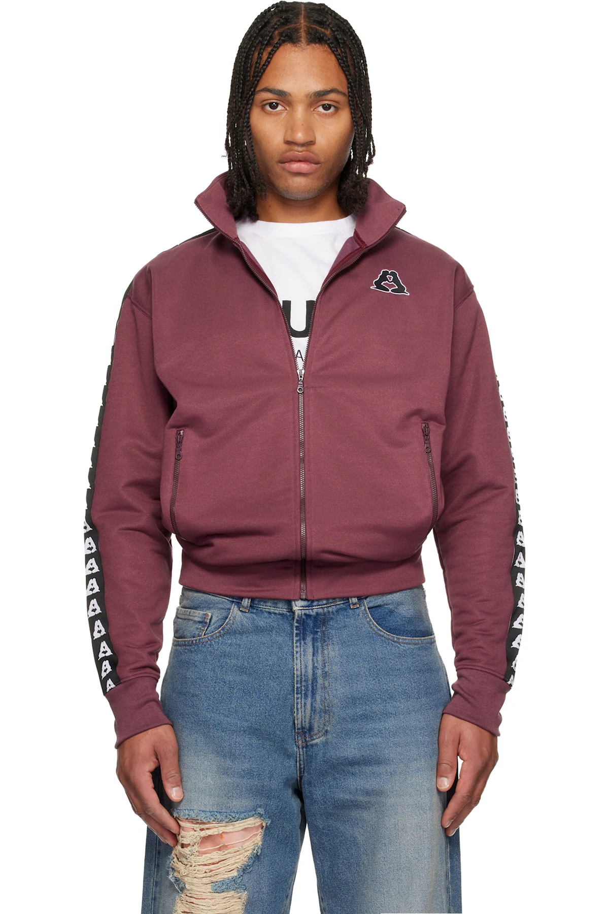Burgundy Make You Sweat Jacket