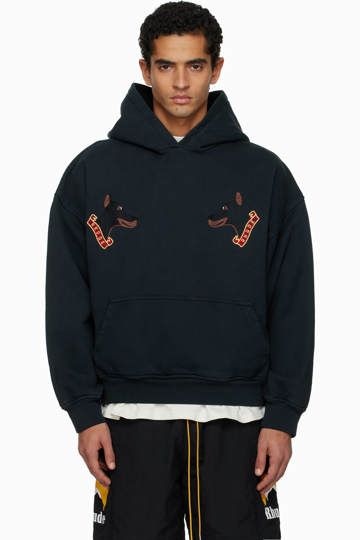 Black London Hound Hoodie