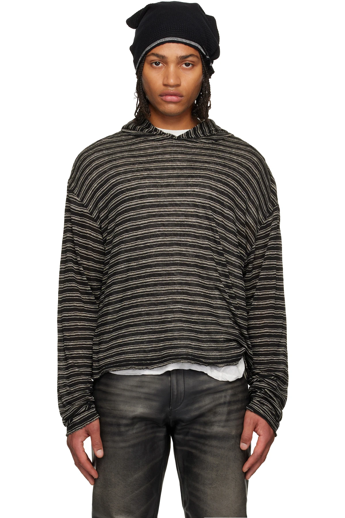 Black Layering Hoodie