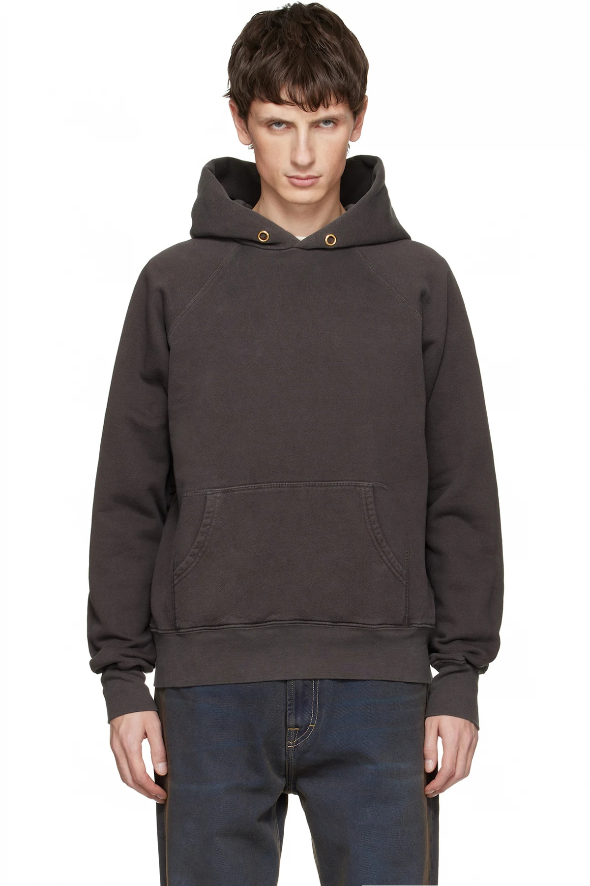 Gray Heavyweight Classic Raglan Hoodie