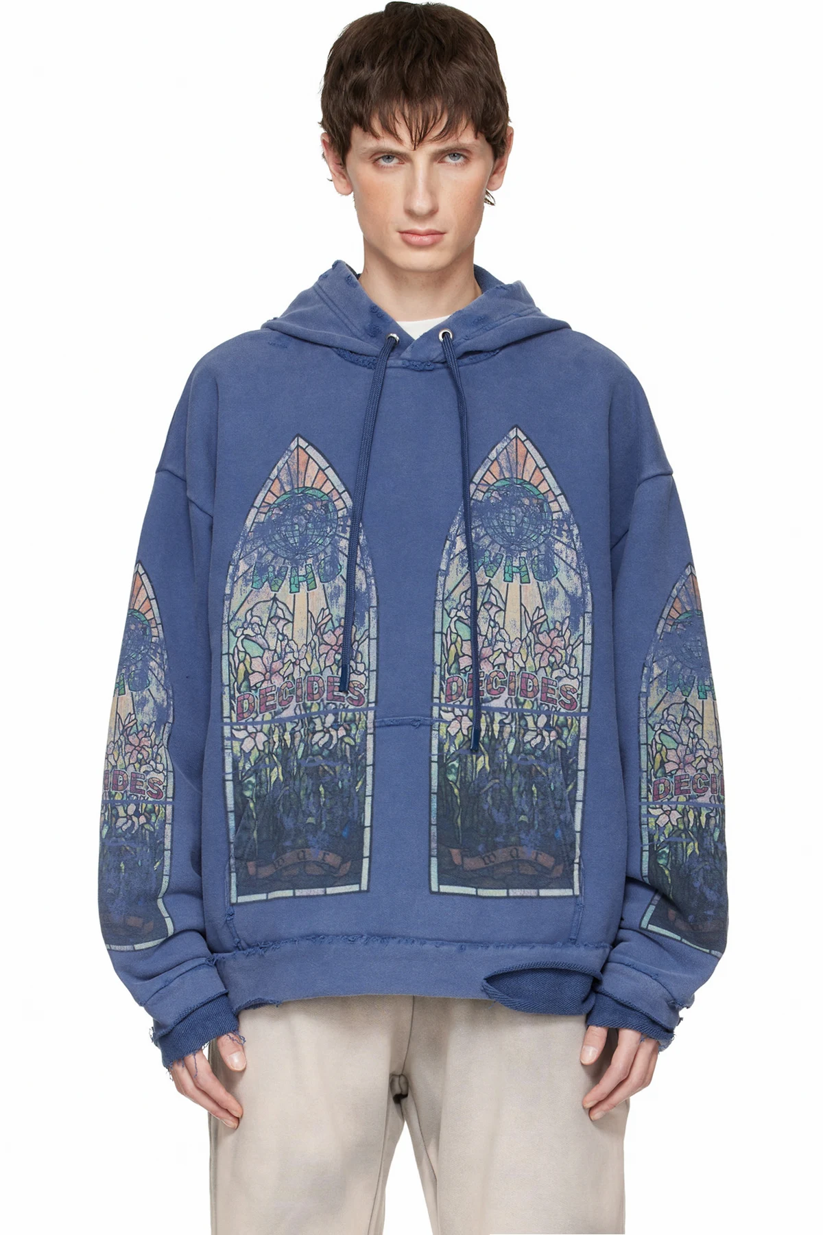 Blue Faded Hoodie