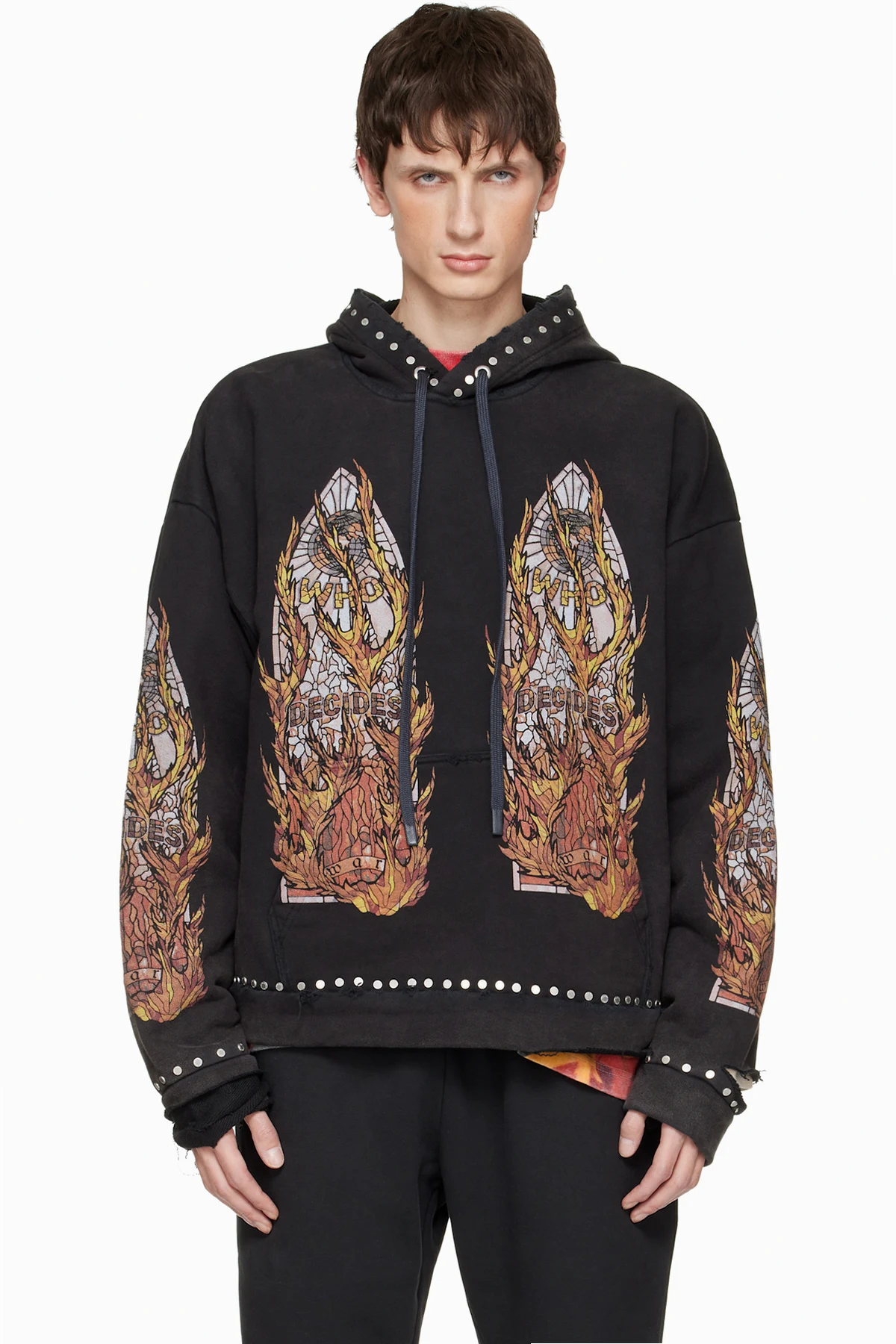 Black Hardware Hoodie