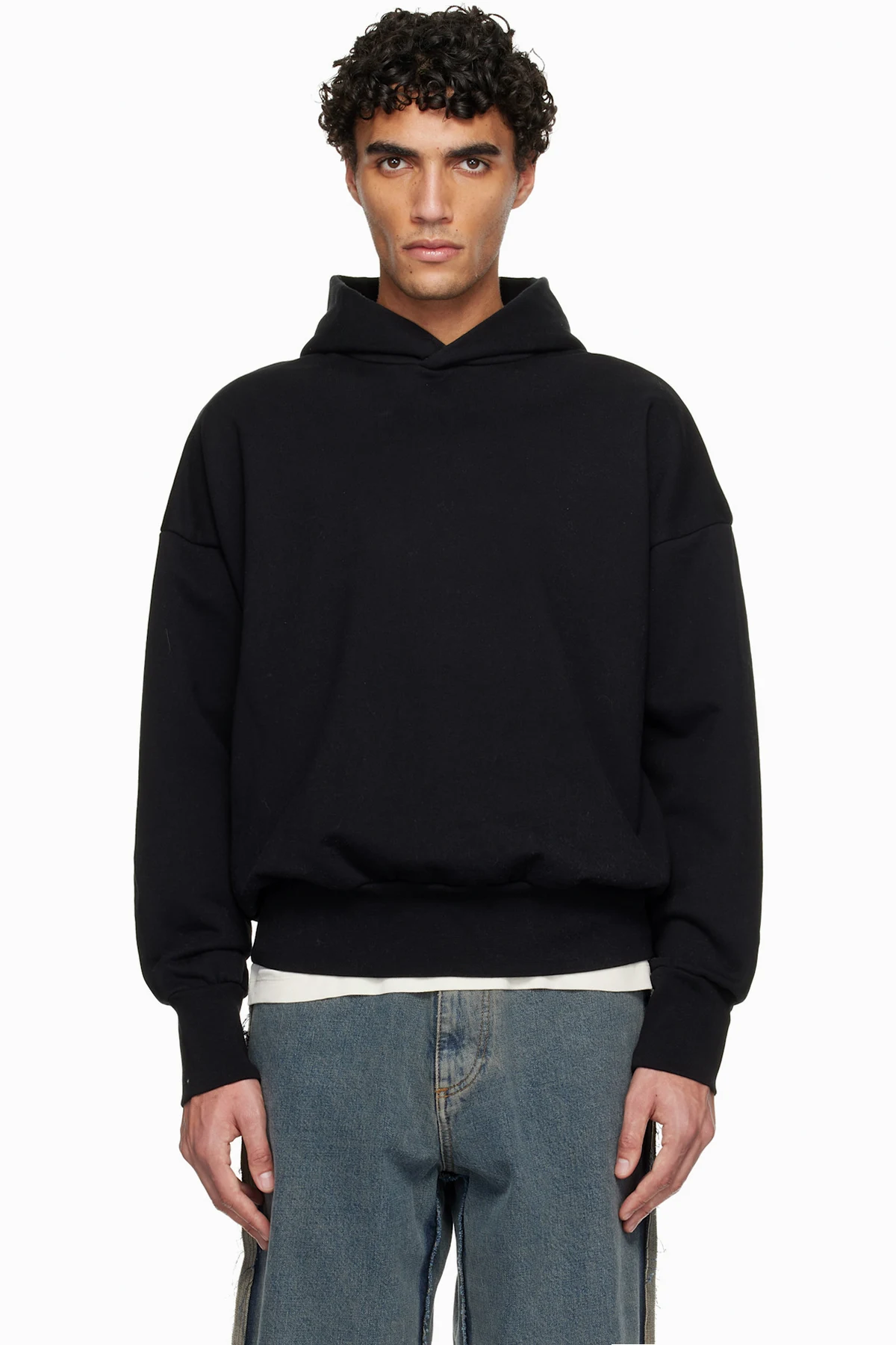 Black French Terry Hoodie