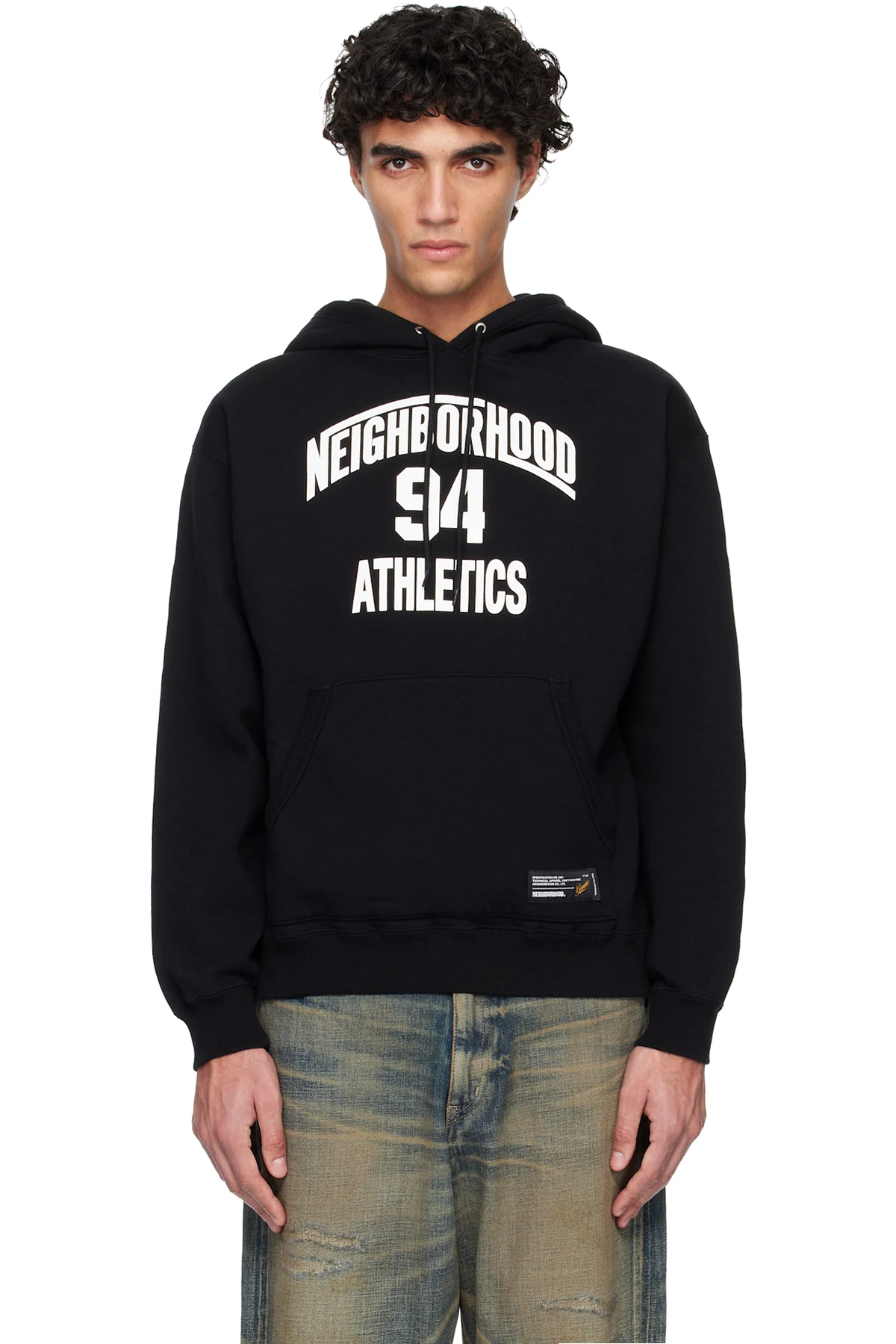 Black Plain Sweat Hoodie