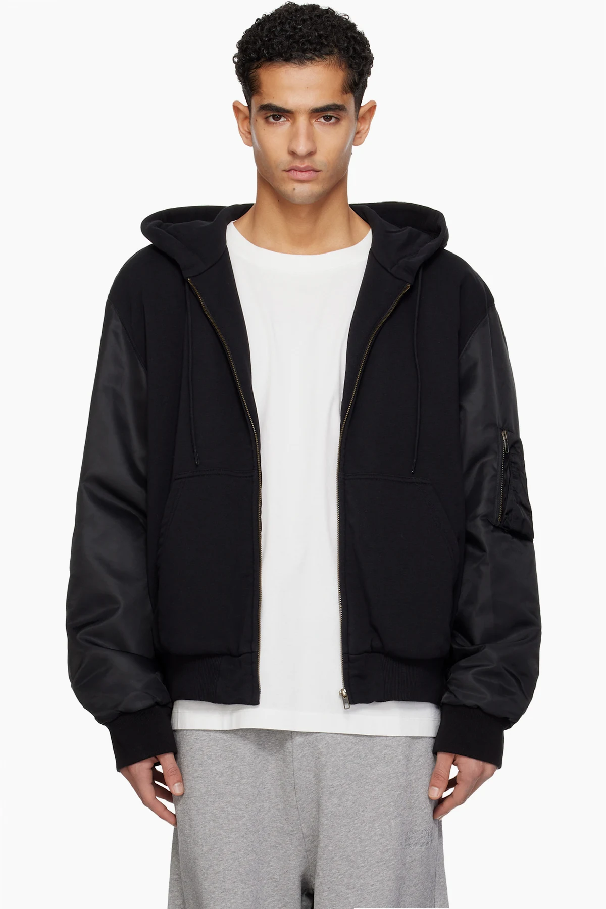 Black Hooded Jacket