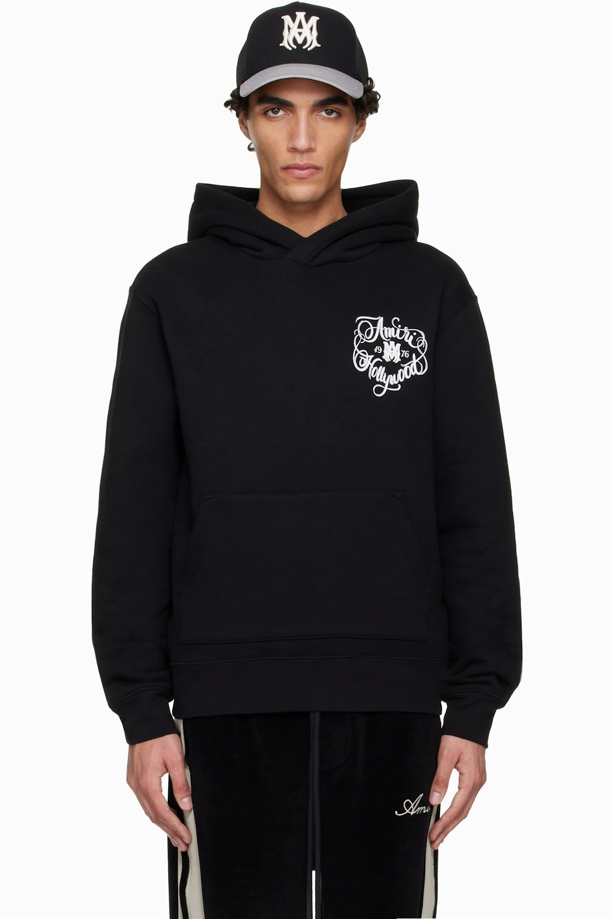 Black Varsity 'Hollywood' Hoodie