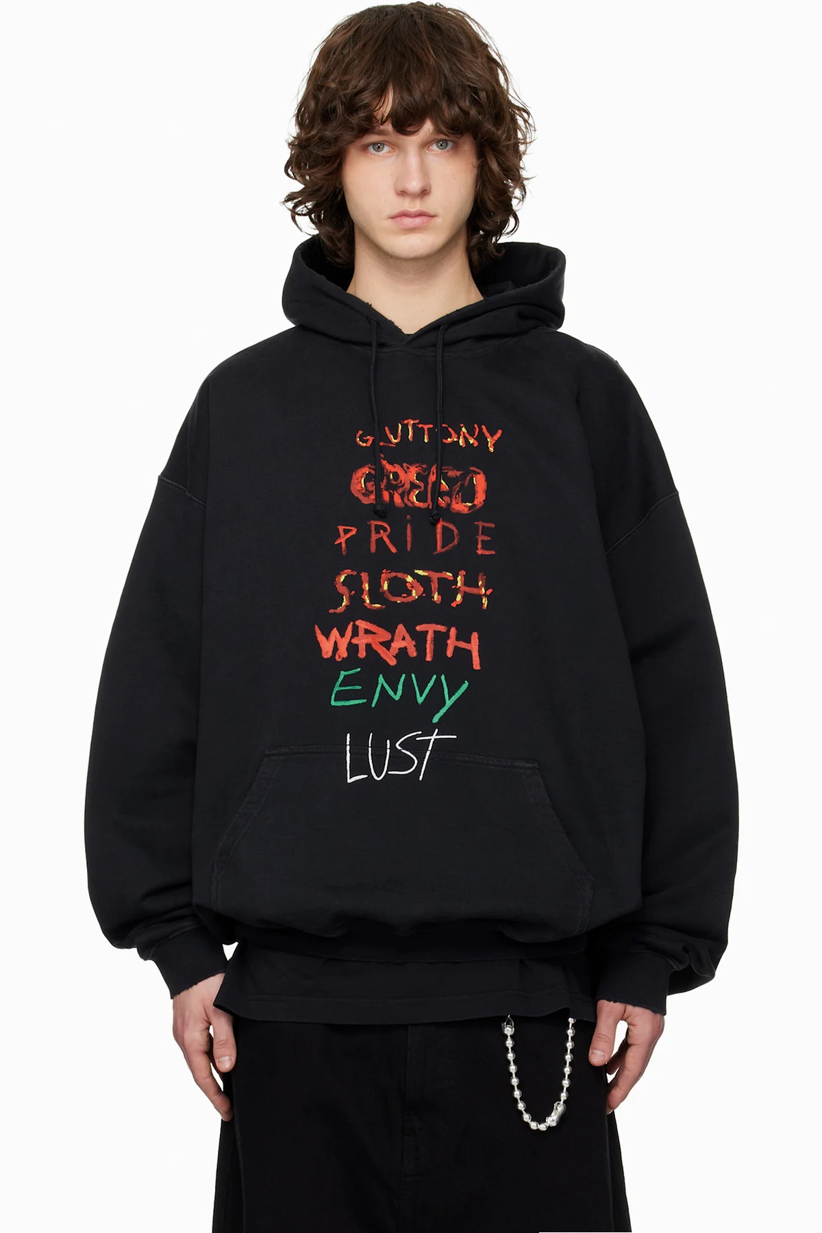 Black 7 Sins Hoodie