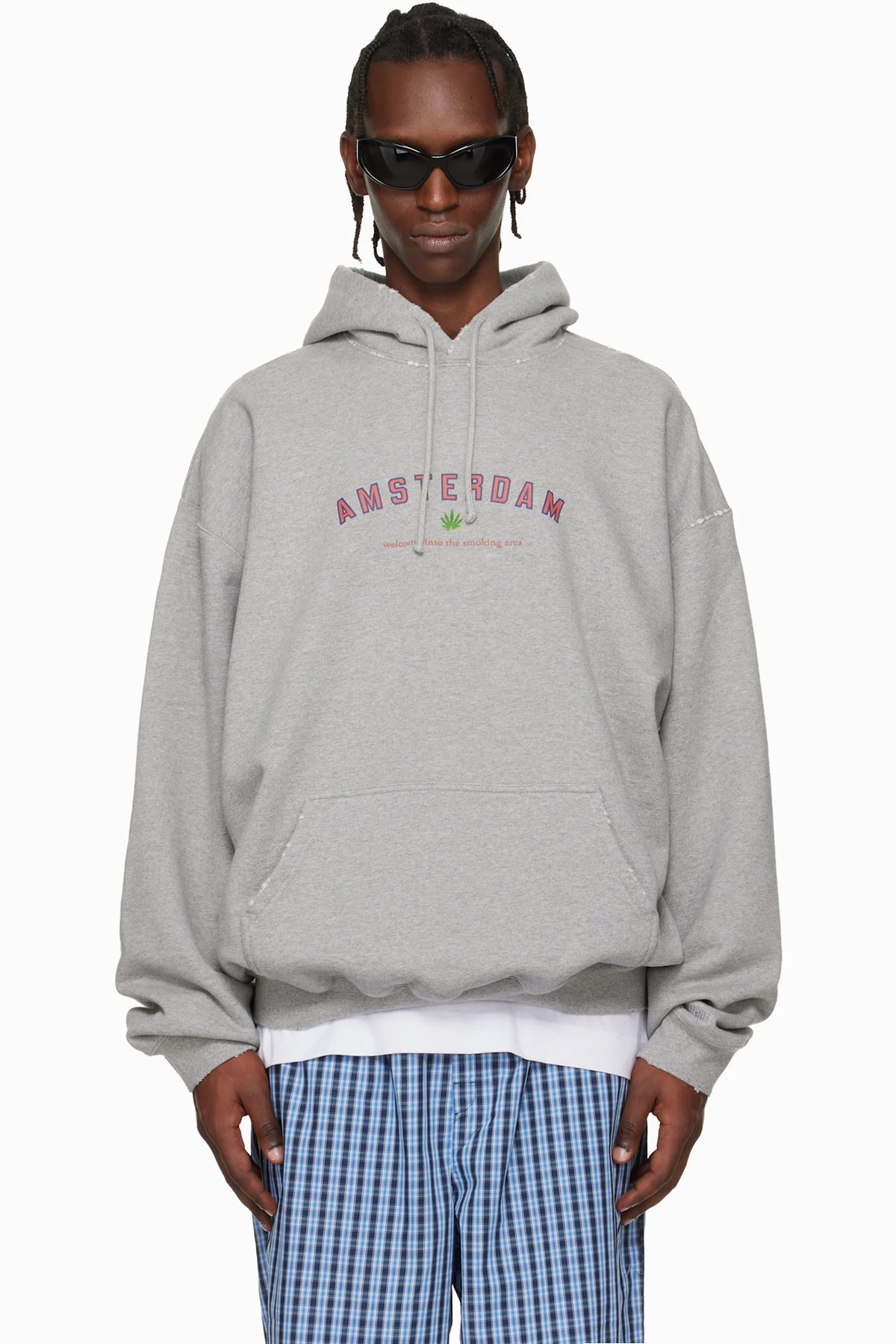 Gray 'Amsterdam' Tourist Hoodie