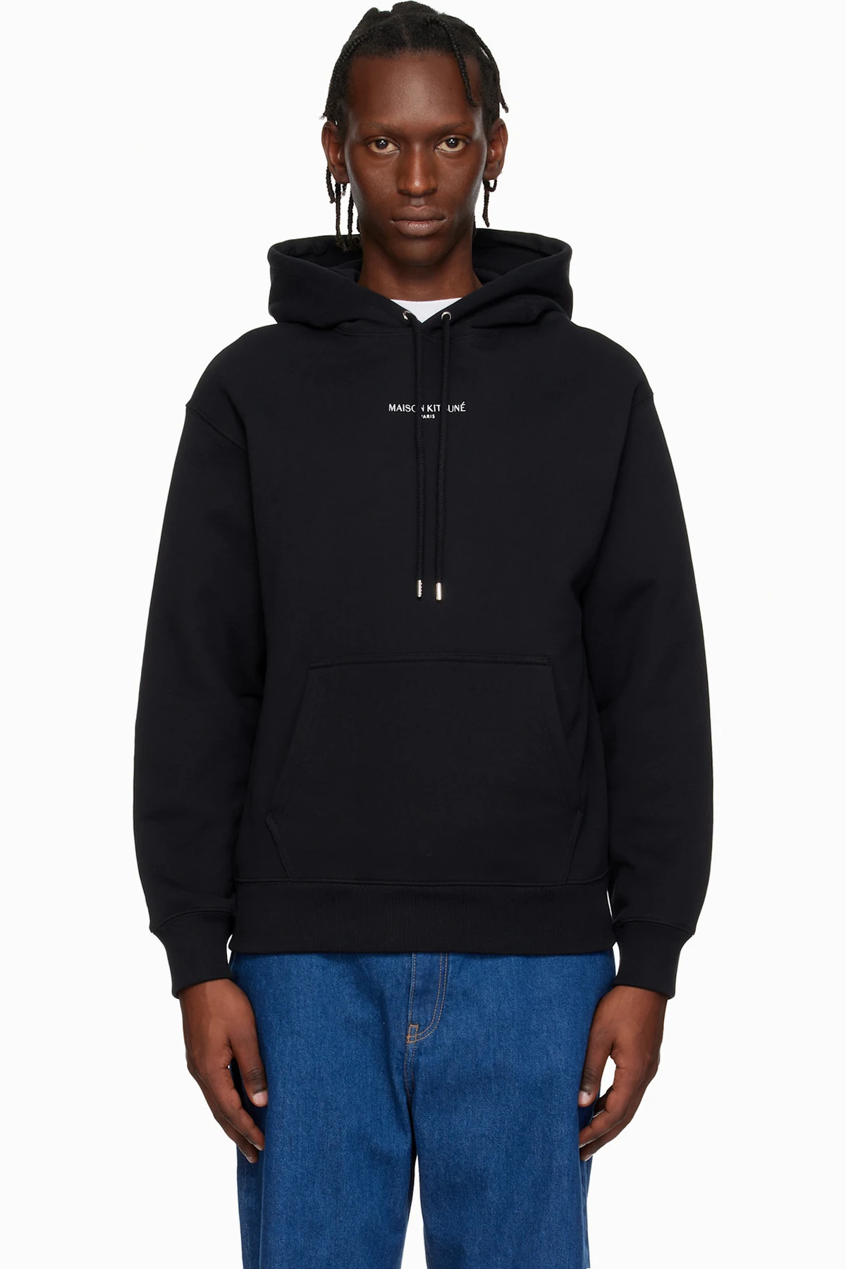 Black 'Maison Kitsuné Paris' Comfort Hoodie