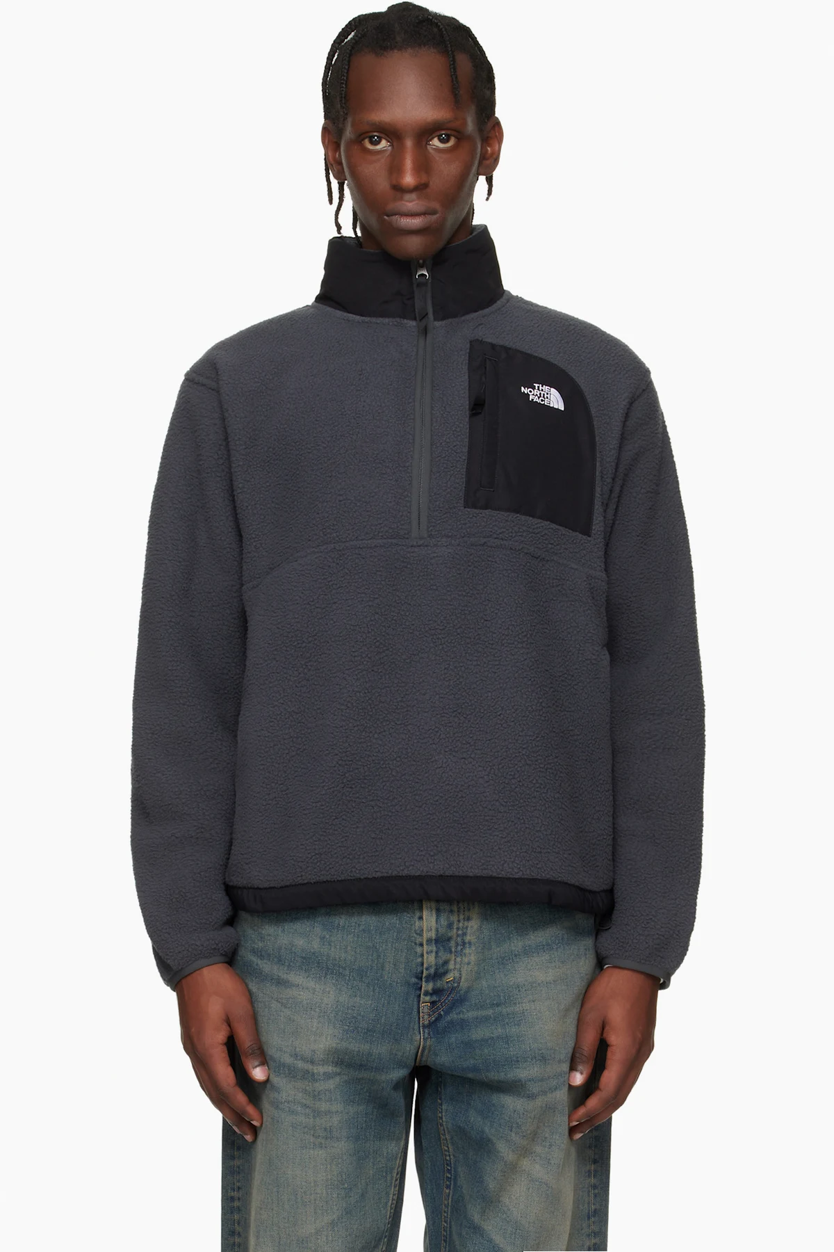 Gray Yumiori Off Peak 1/2-Zip Jacket