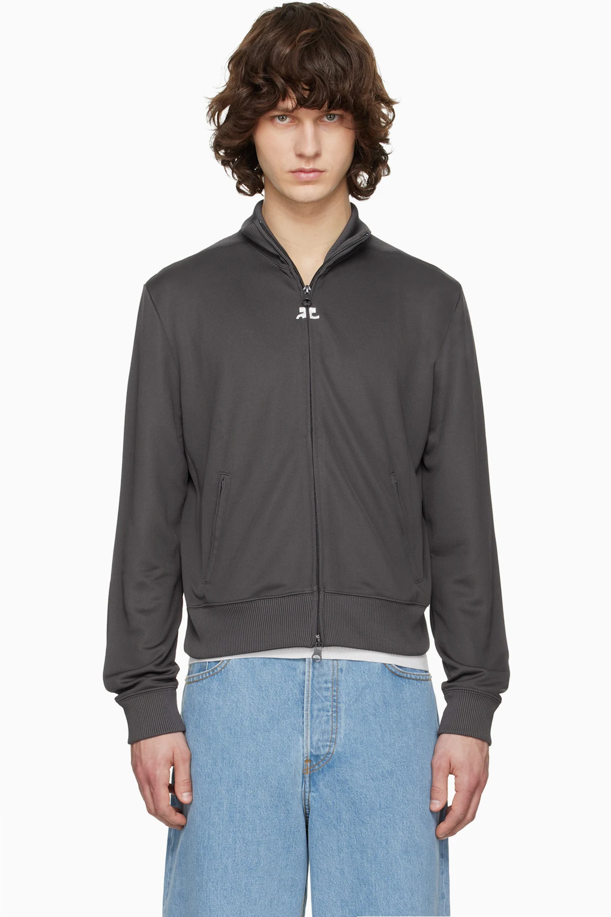 Gray Signature Track Jacket