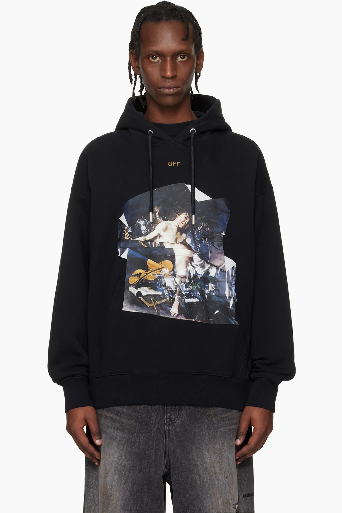 Black Cupid Paper Skate Hoodie