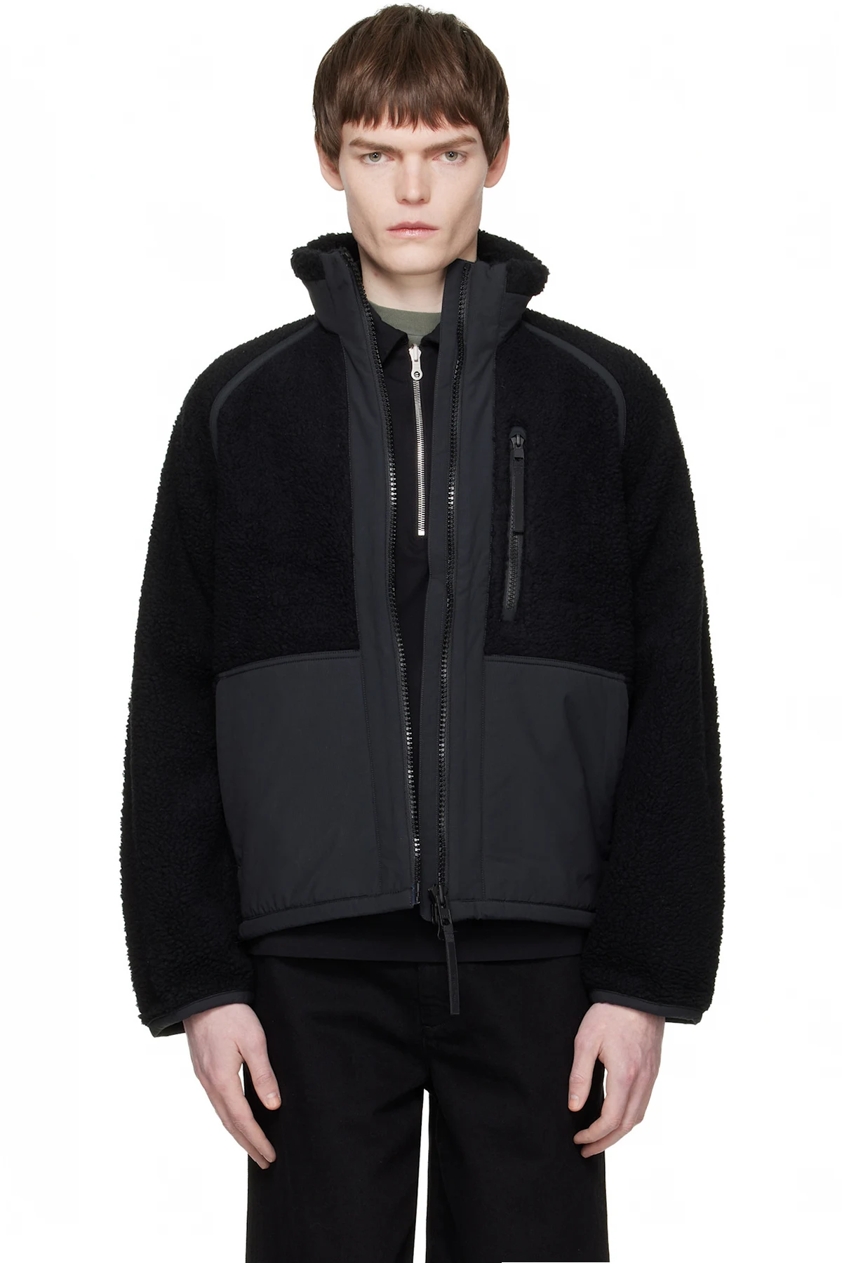 Black Westport Fleece Jacket