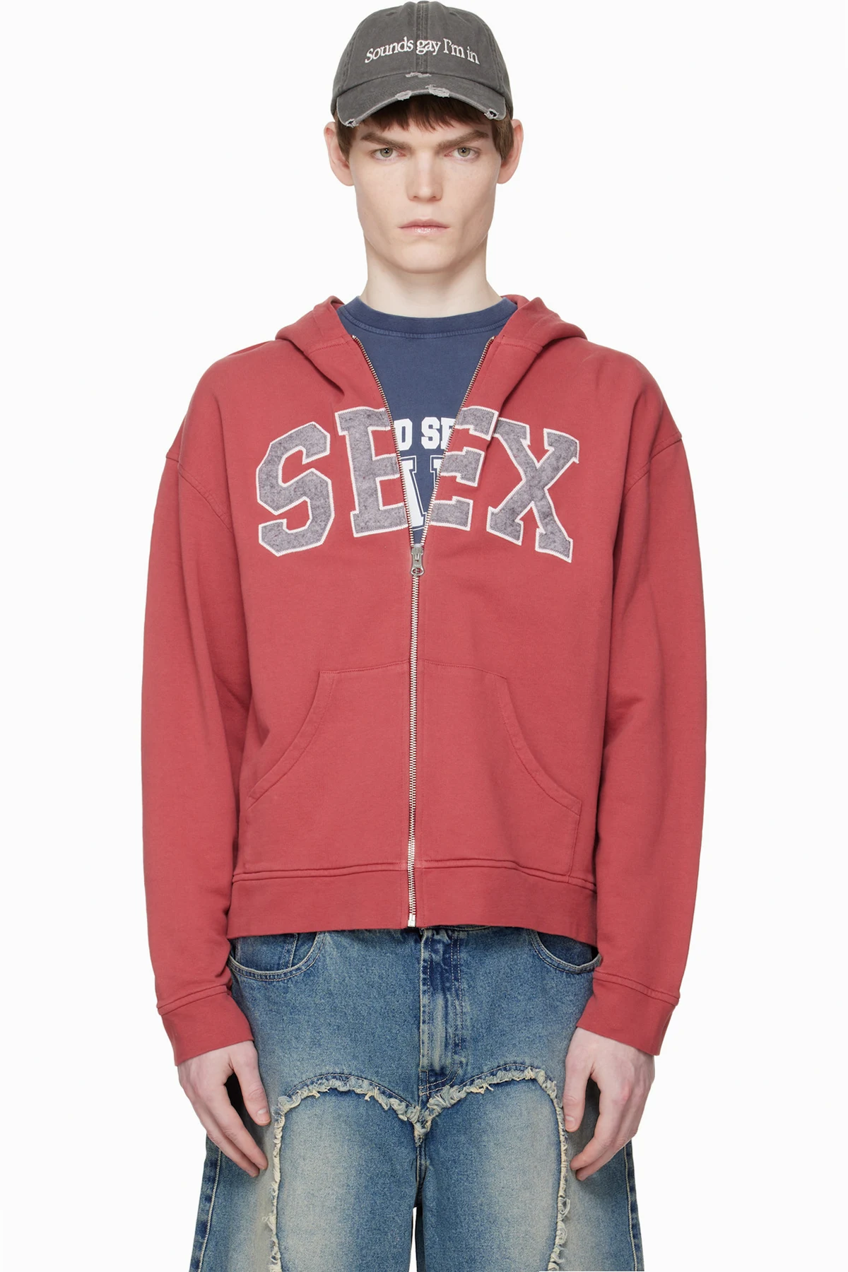 Red 'Zipcode: Desire' Hoodie