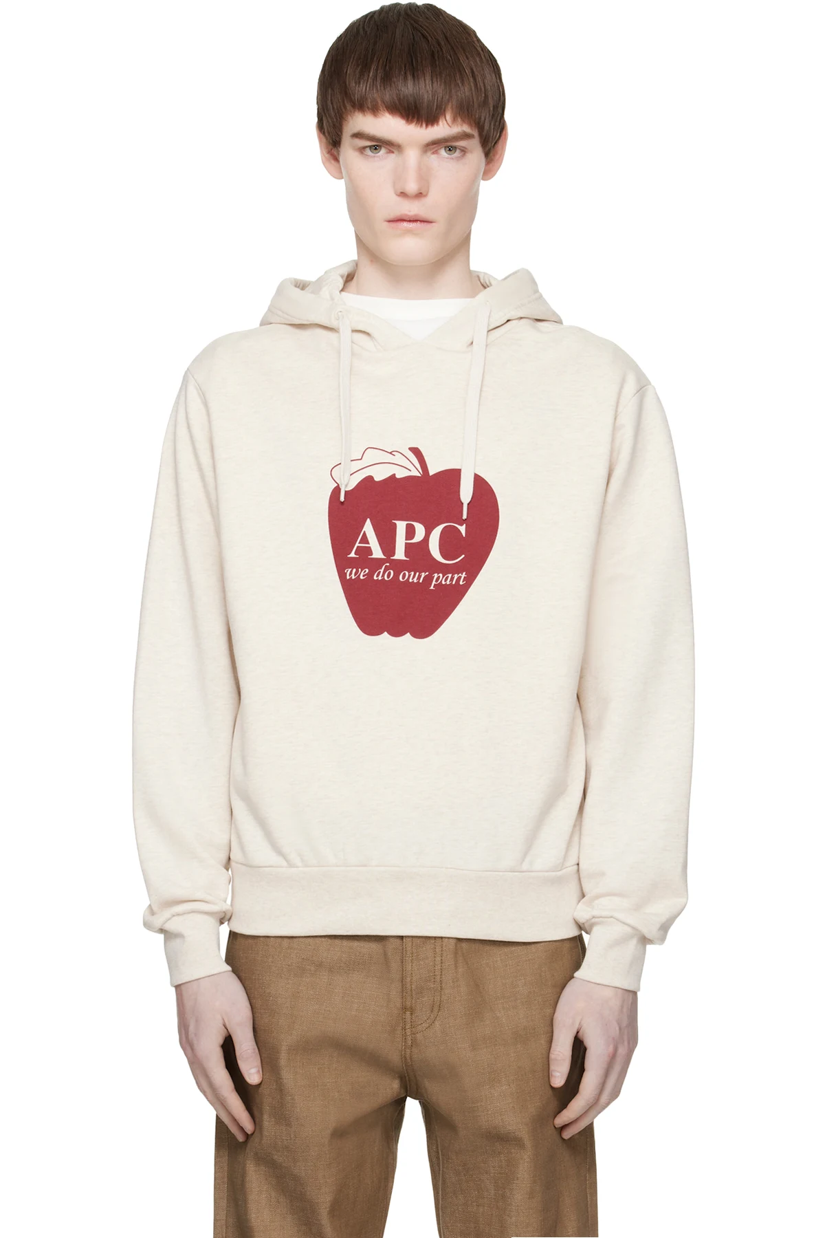 Beige Pomme Hoodie