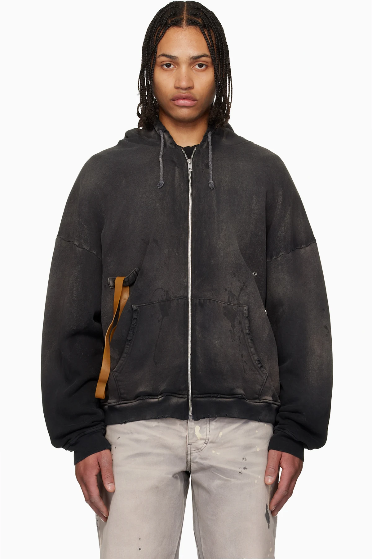 Black Rubber Band Hoodie