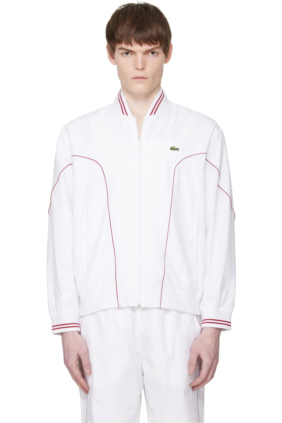 White Top Tier Track Jacket