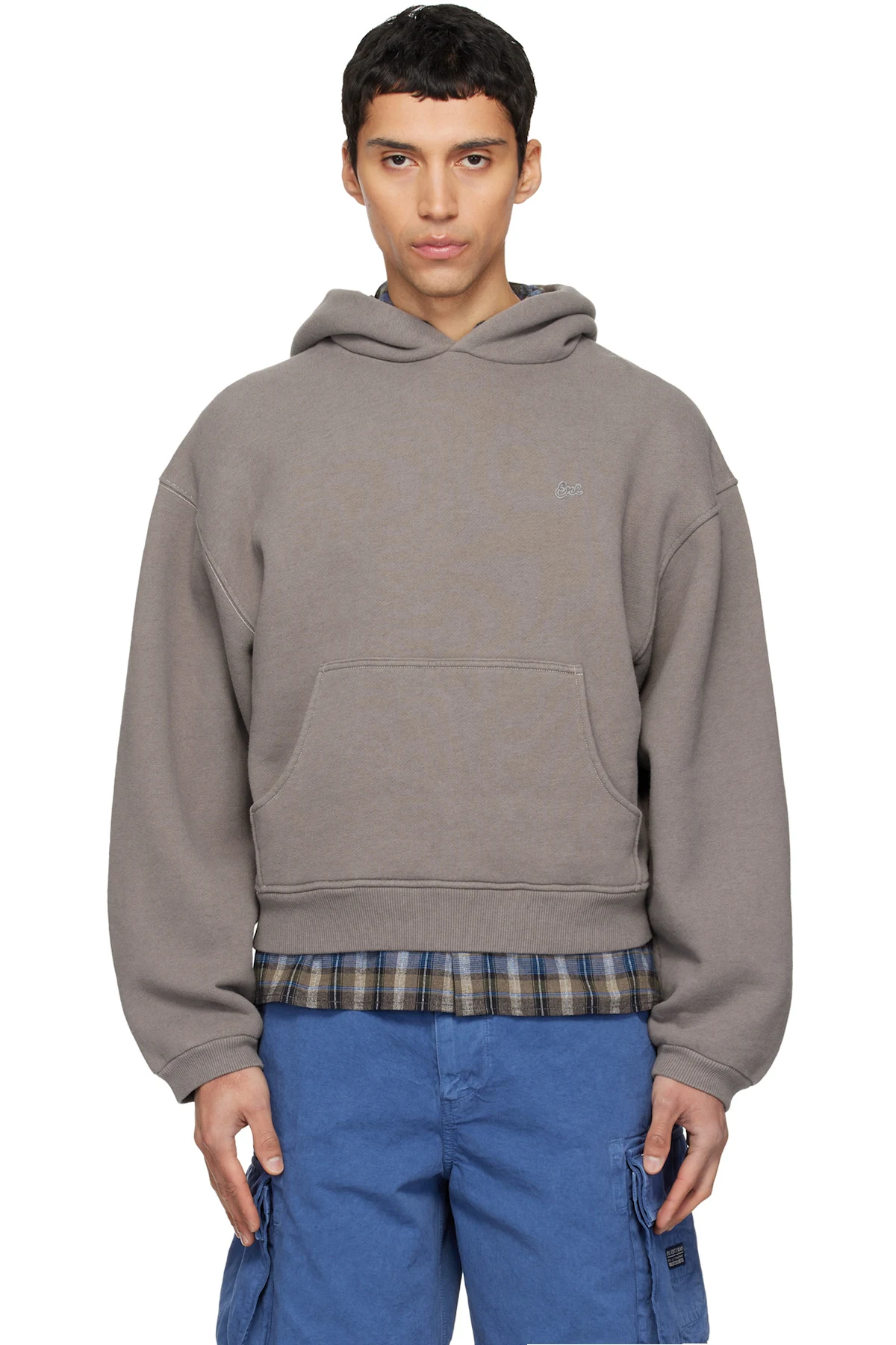 Taupe Heathered Hoodie