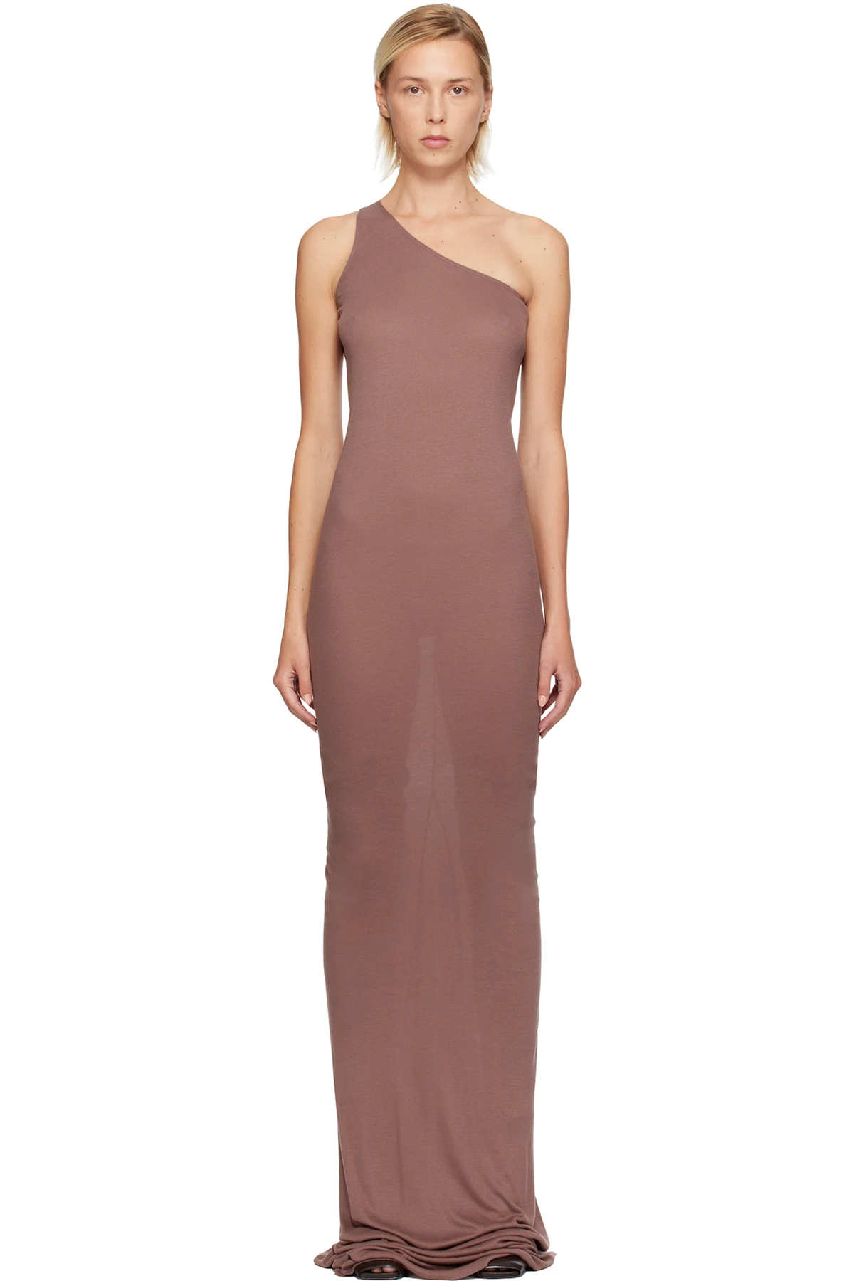 Pink Concordians One Shoulder Maxi Dress