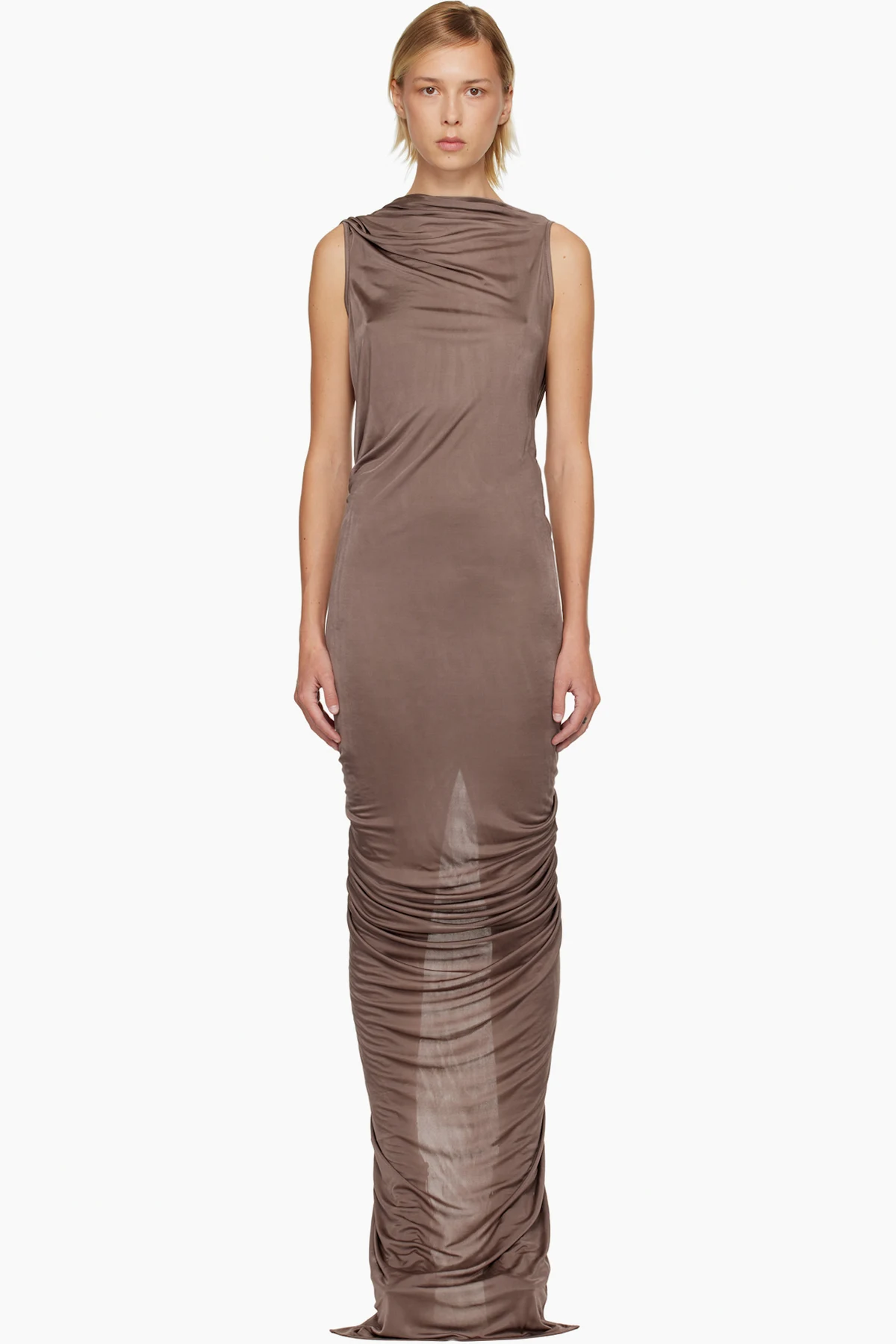 Taupe Concordians Eva Maxi Dress