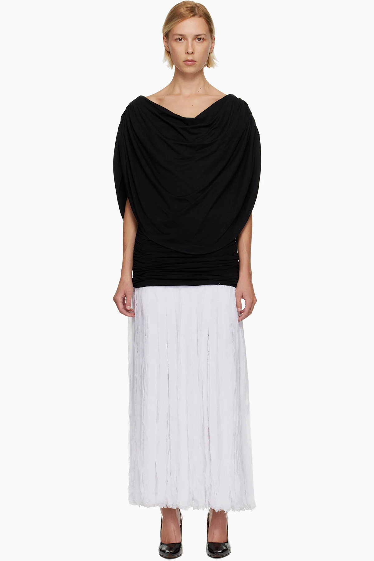 Black & White Laura Maxi Dress