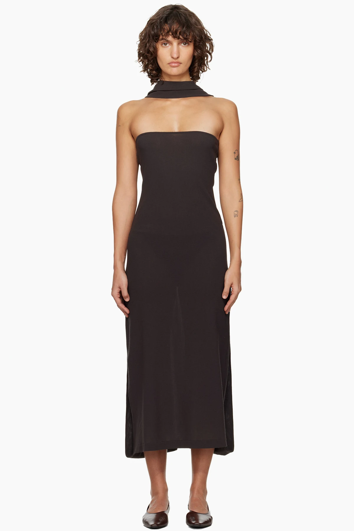 Brown Alberch Maxi Dress