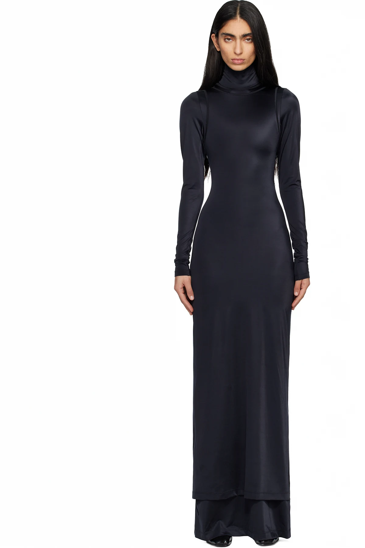 Black All-In One Maxi Dress