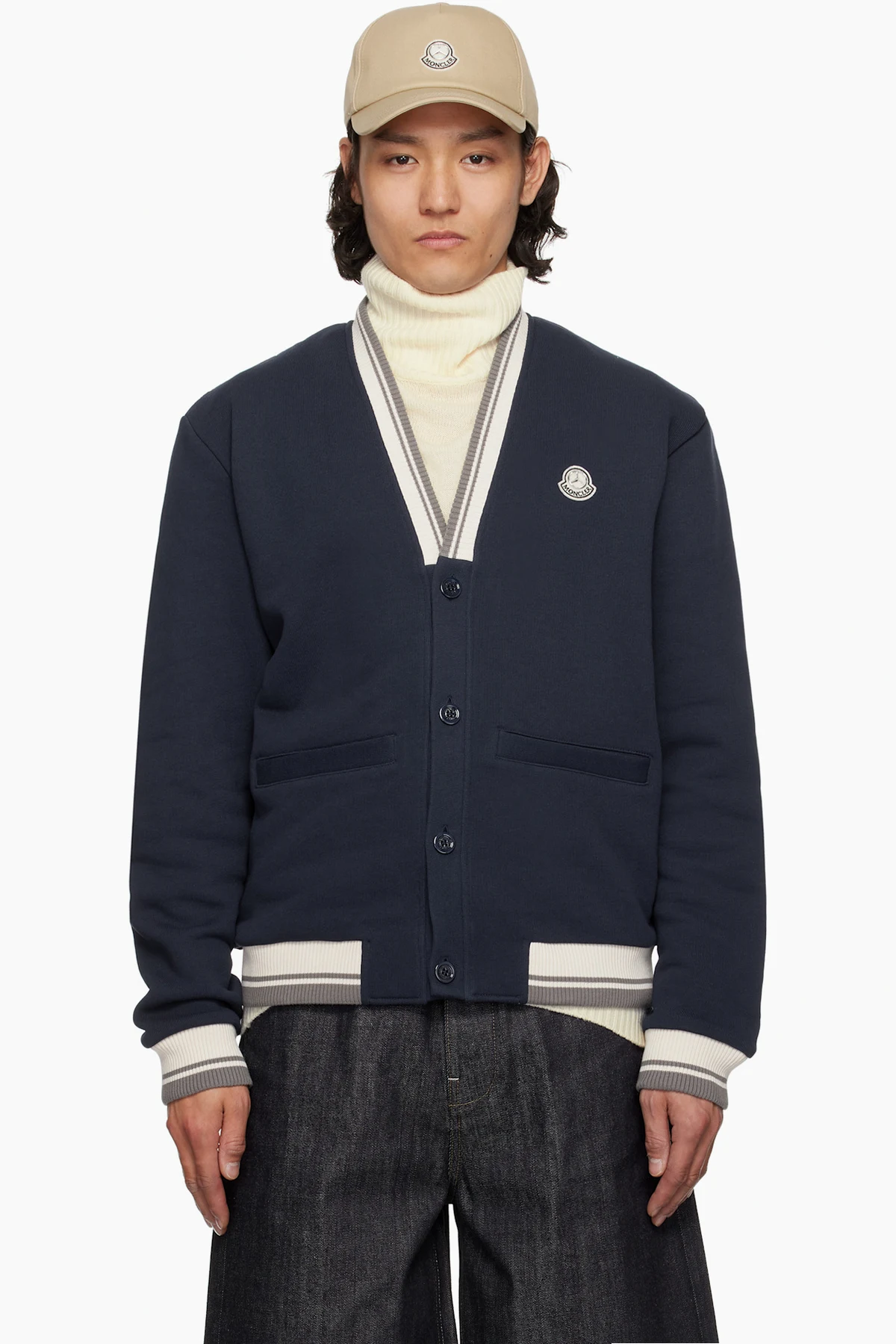 Mercedes-Benz by NIGO Navy Sweatshirt Cardigan