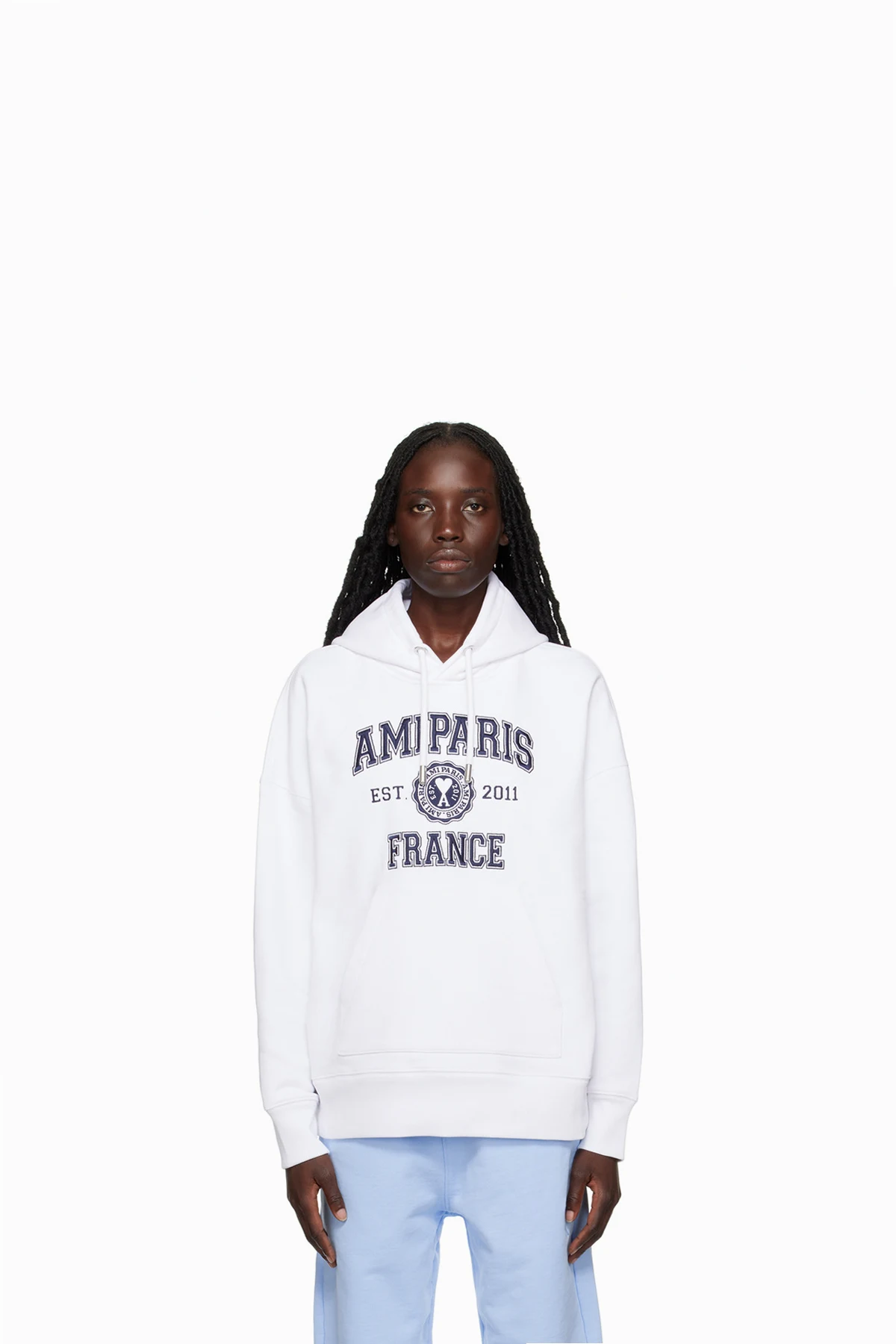 White Ami de Cœur Paris Hoodie