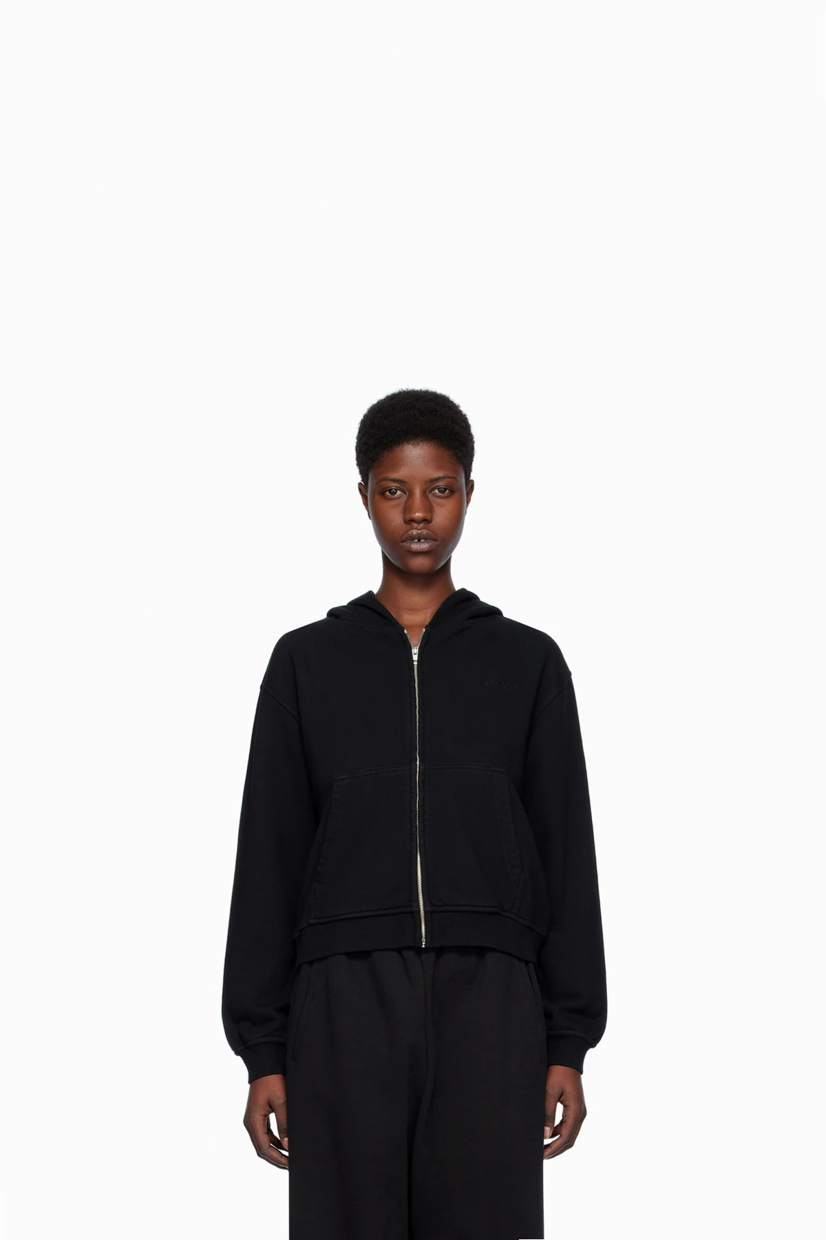 Black Zip Hoodie