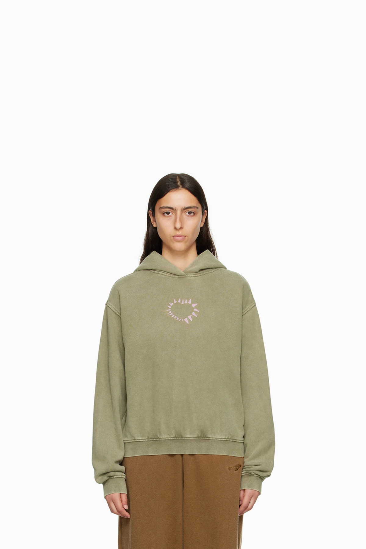 Khaki Heart Hoodie