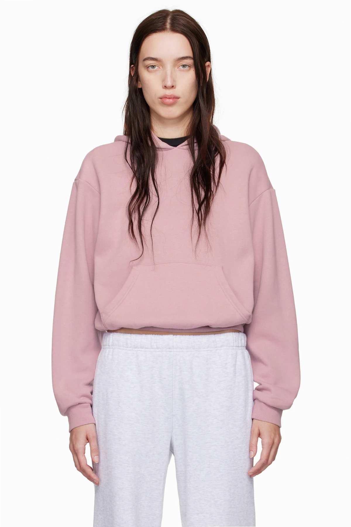 Pink Cotton Fleece Classic Hoodie