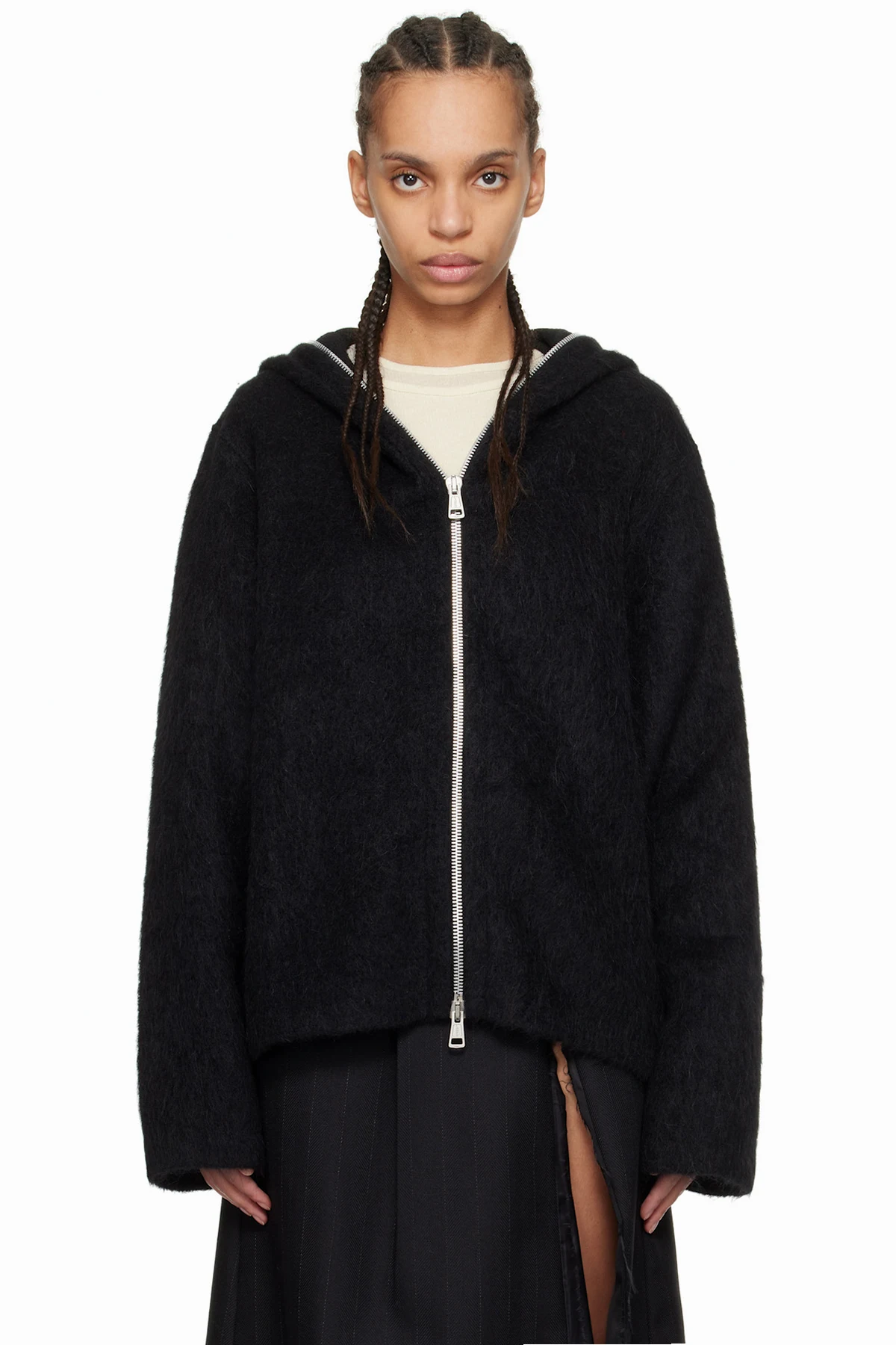 Black Full Zip Hoodie