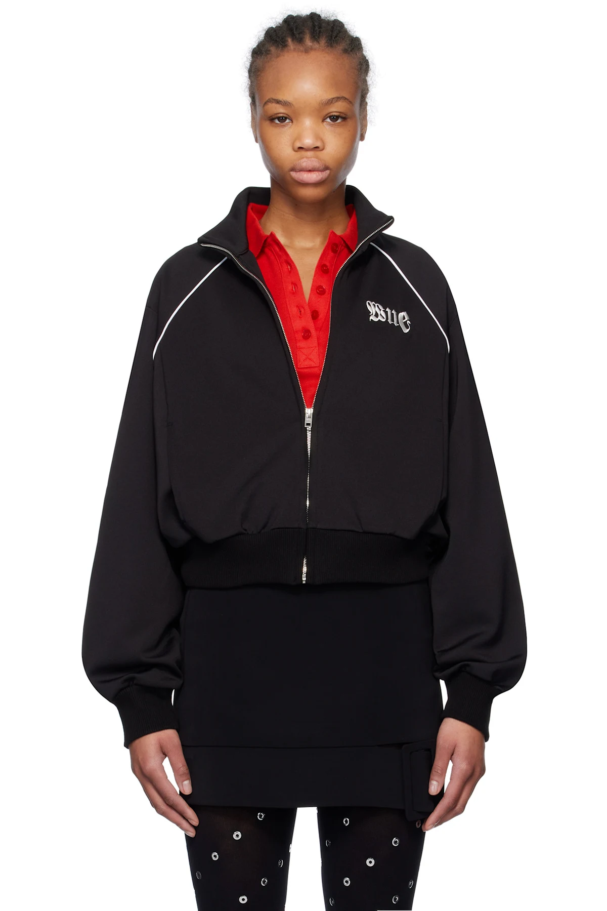 Black Logo Track Jacket
