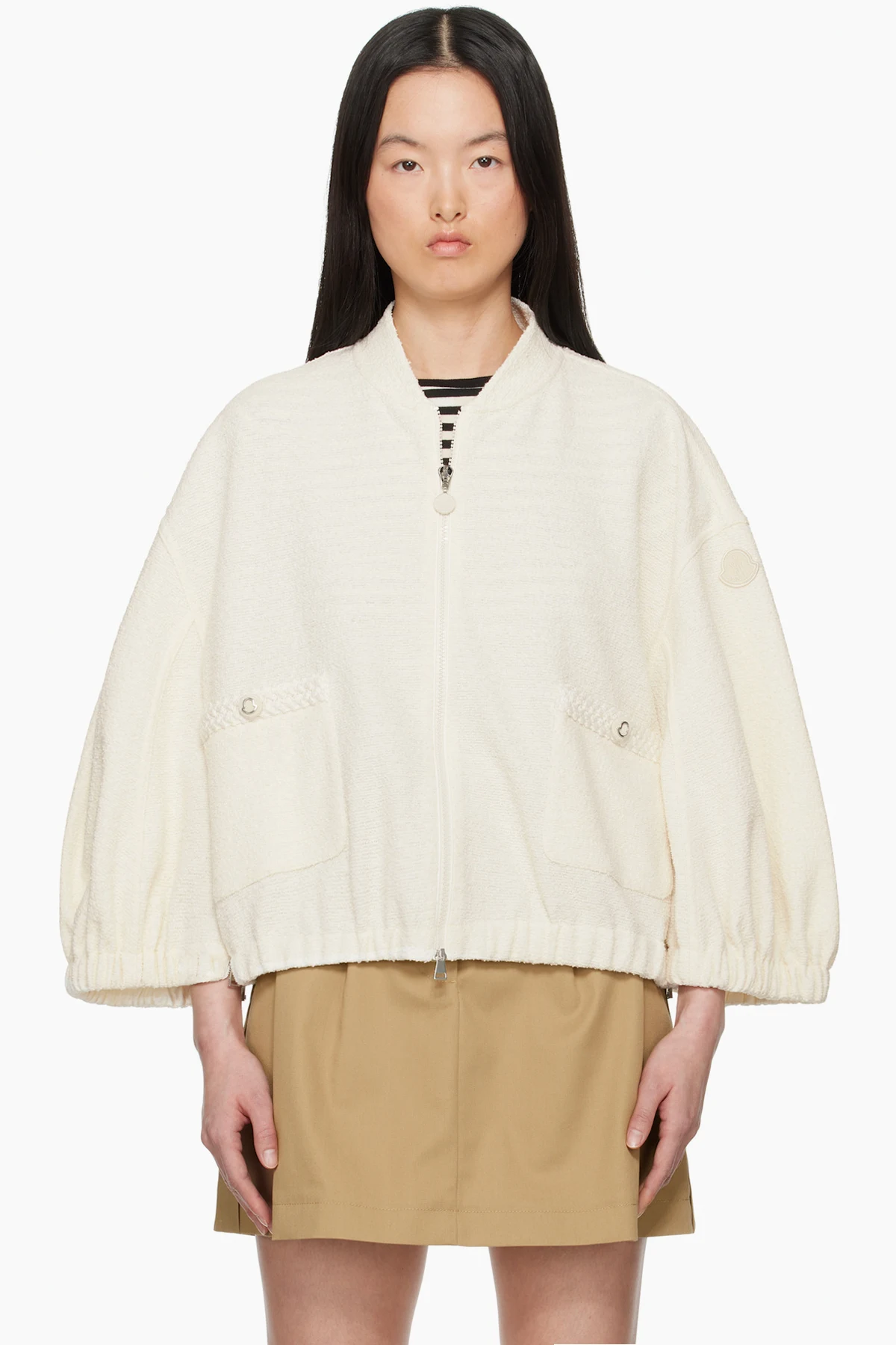Off-White Zip Up Jacket