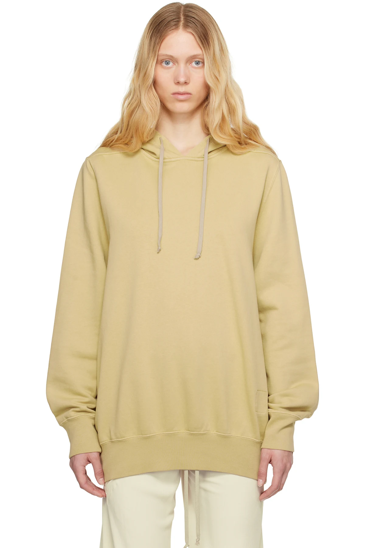 Beige Hollywood Oversized Hoodie