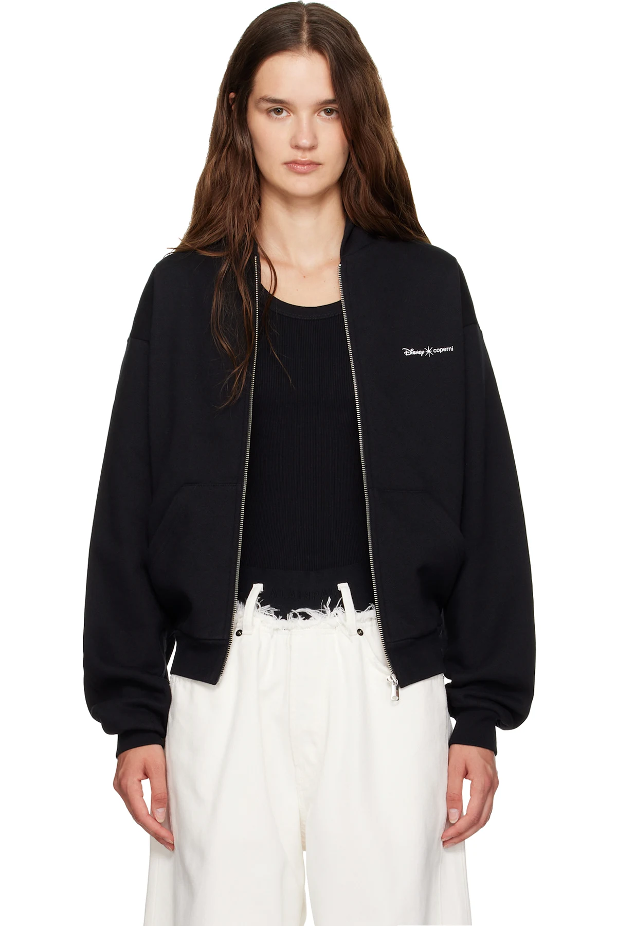 Black Disney Maleficent Zip Up Hoodie