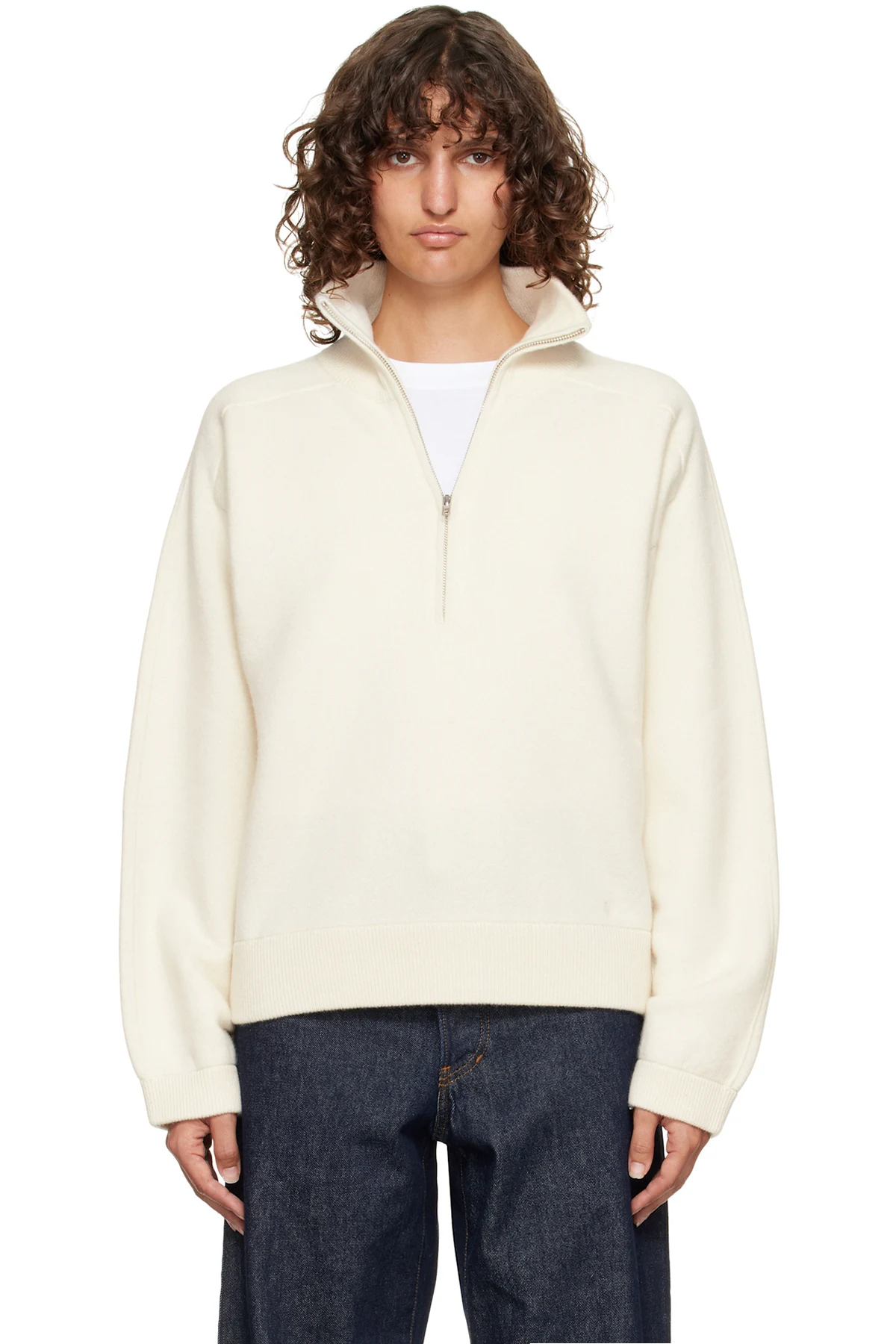 Off-White Dries Cashmere Zipped Sweater