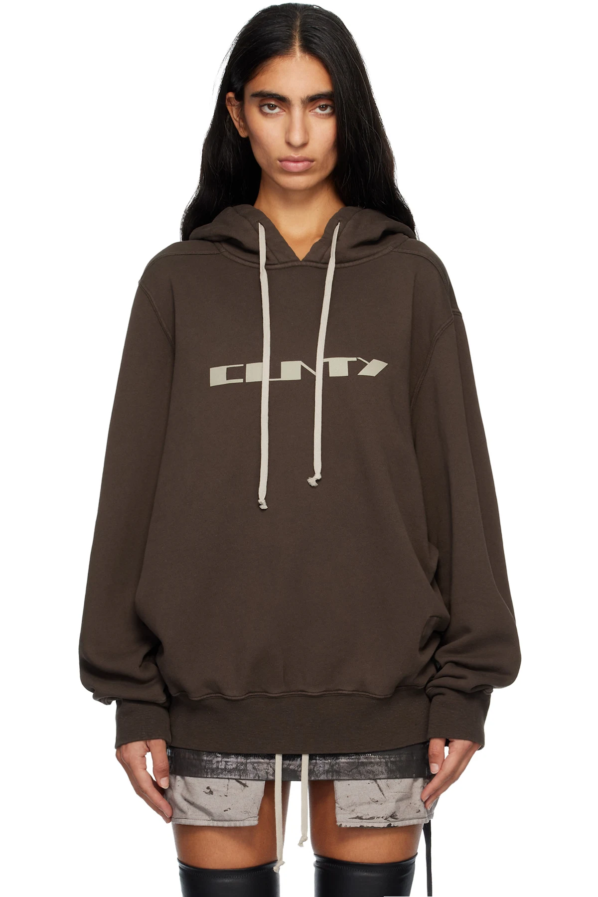 Gray Concordians Oversized Hoodie
