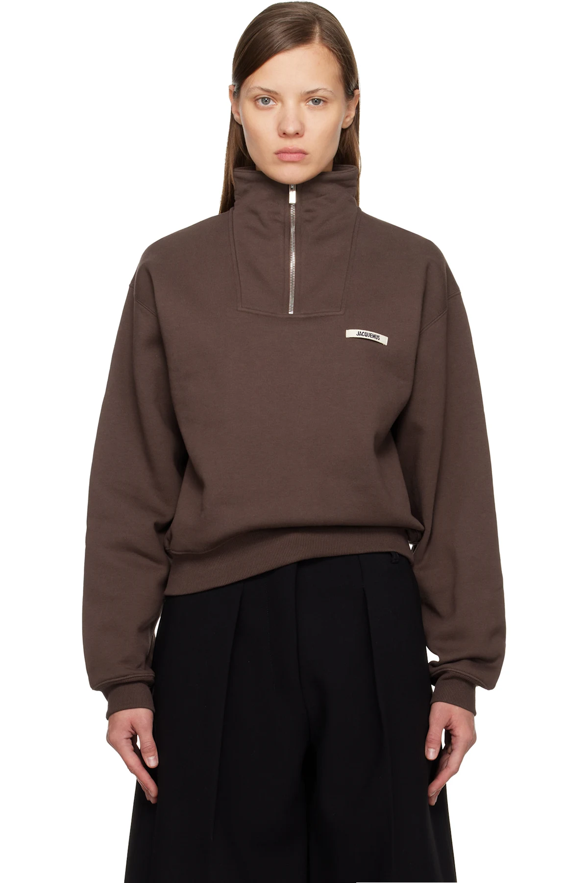Brown 'Le Camionneur Gros Grain' Sweatshirt
