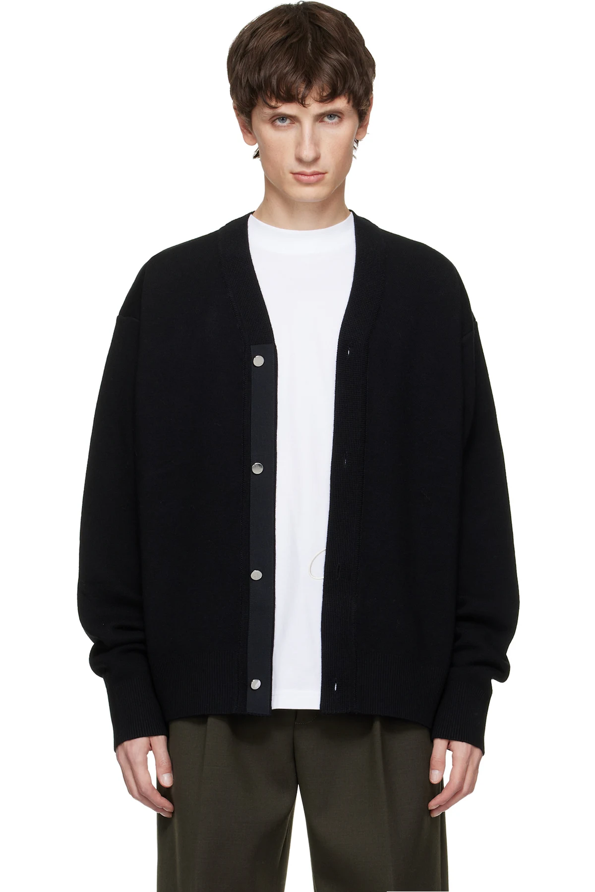 Black 'The Doppio' Cardigan