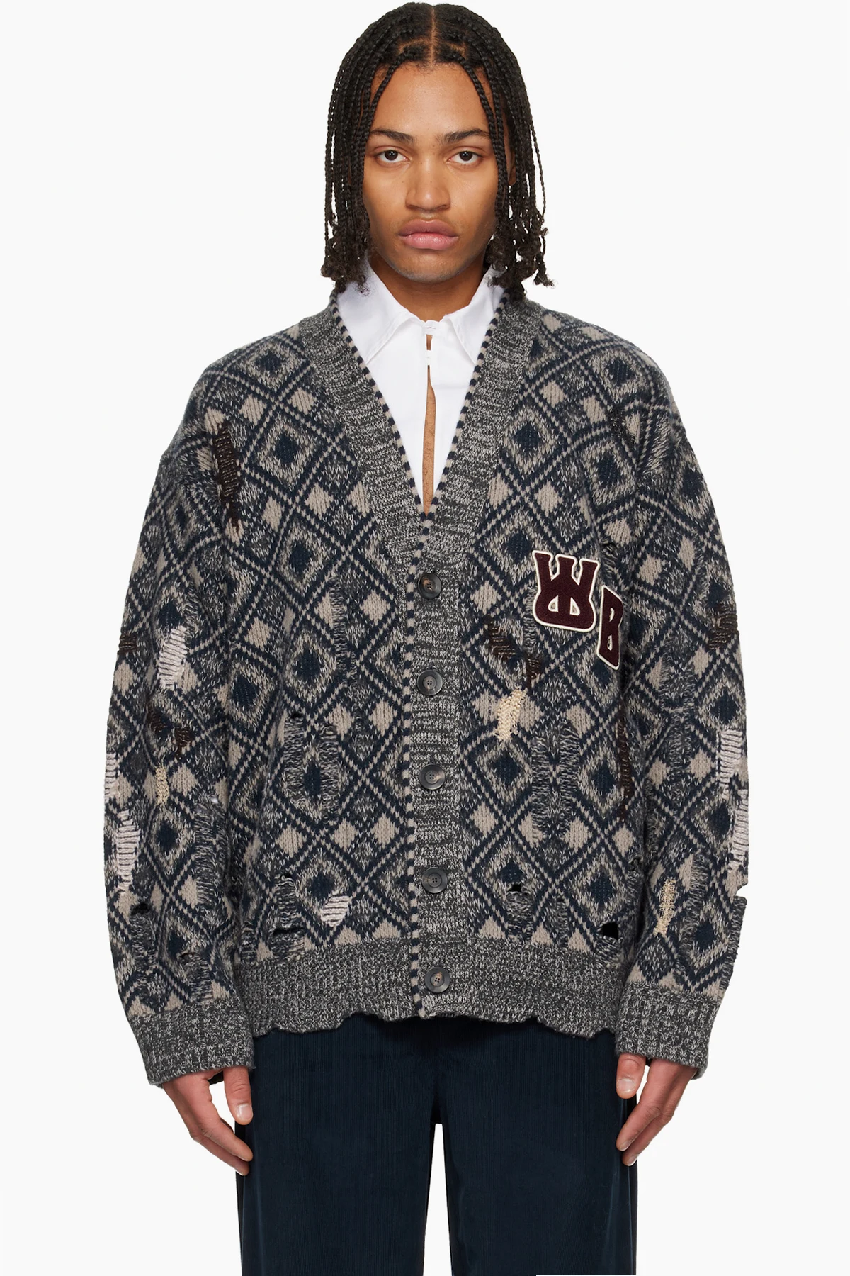 Gray 'The Sibling' Cardigan