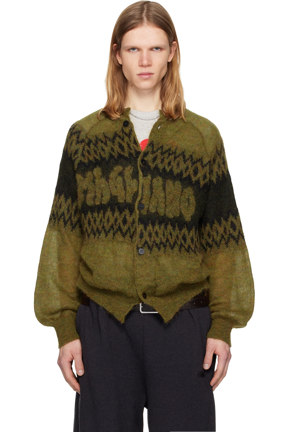 Yellow Christmas Cardigan