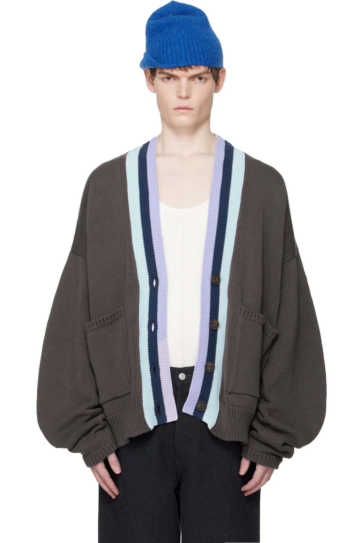 Brown Heart Throb Cardigan