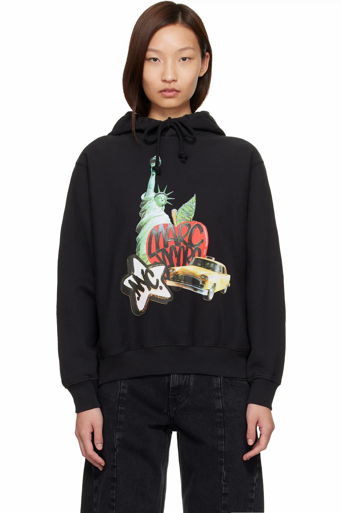SSENSE Exclusive Black 'The New York' City Hoodie